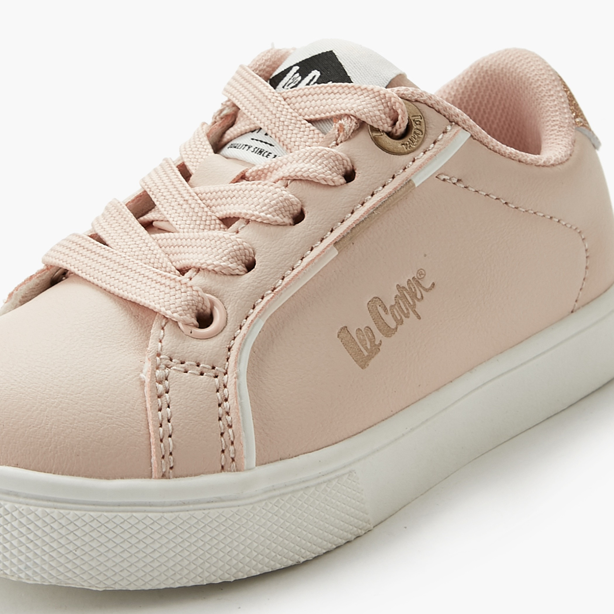 Lee Cooper Girls Lace-Up Ankle Sneakers-girls-shoes-sneakers-image-4
