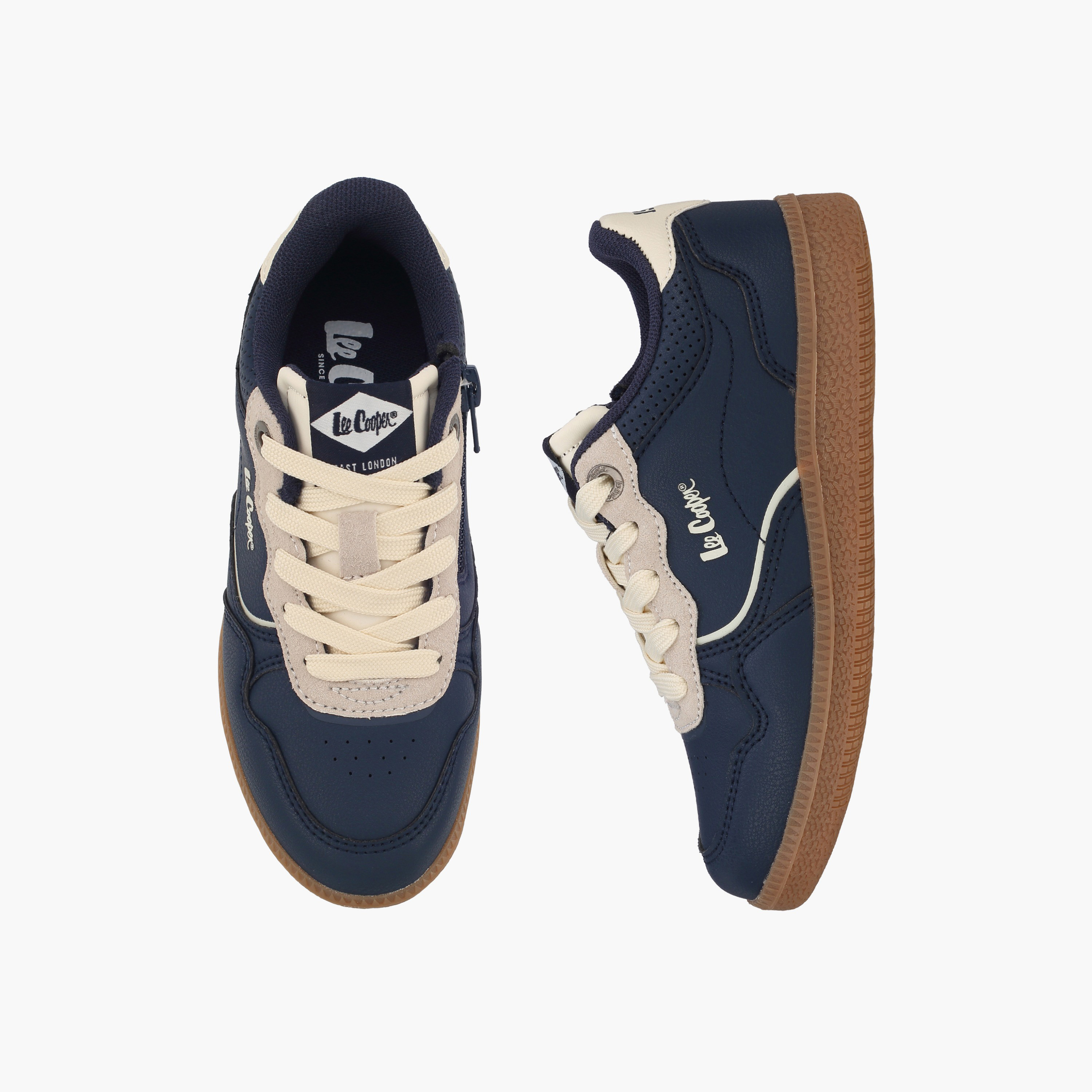 Lee Cooper Boys Lace-Up Ankle Sneakers-boys-shoes-sneakers-image-1