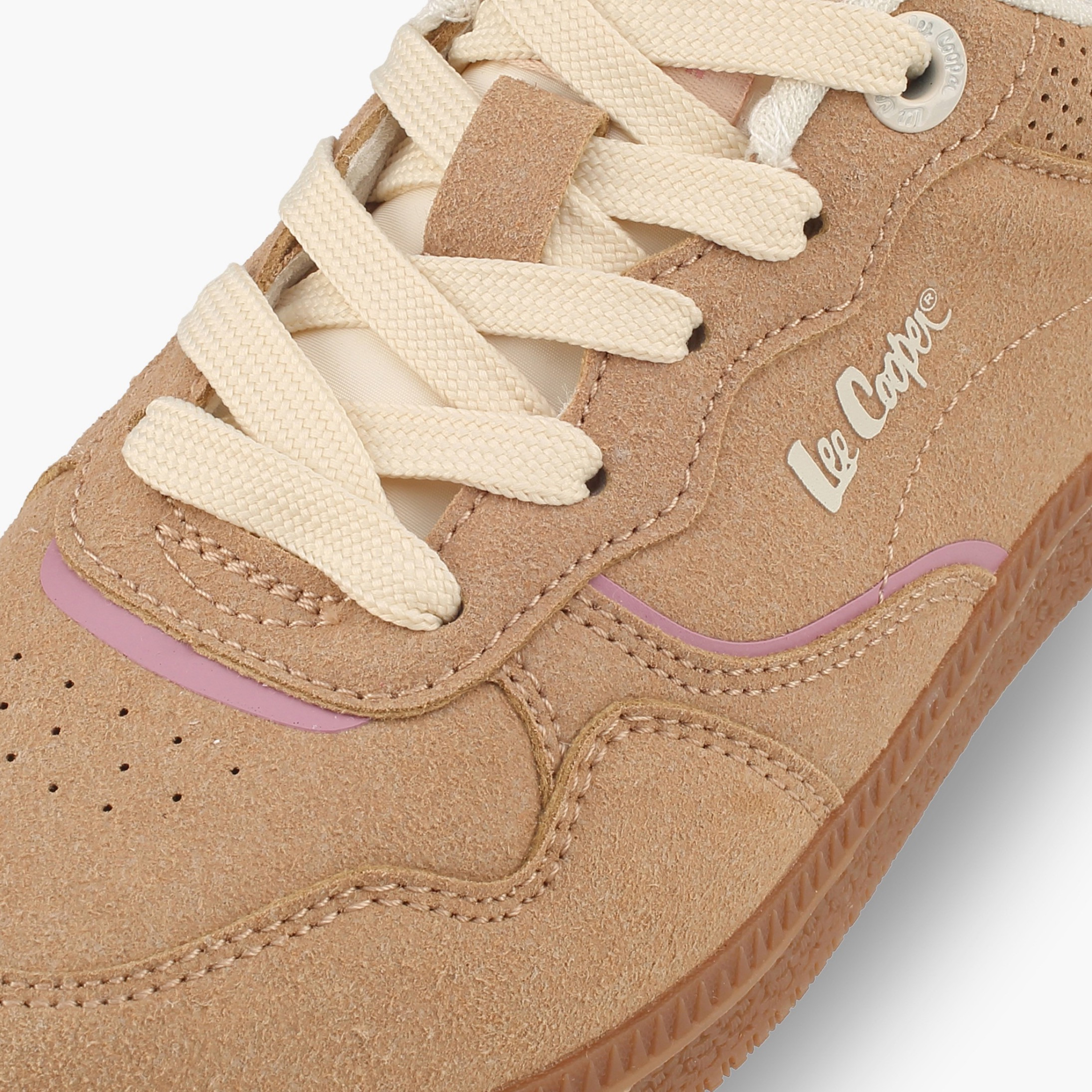 Lee Cooper Girls Panelled Lace-Up Ankle Sneakers-girls-shoes-sneakers-image-4