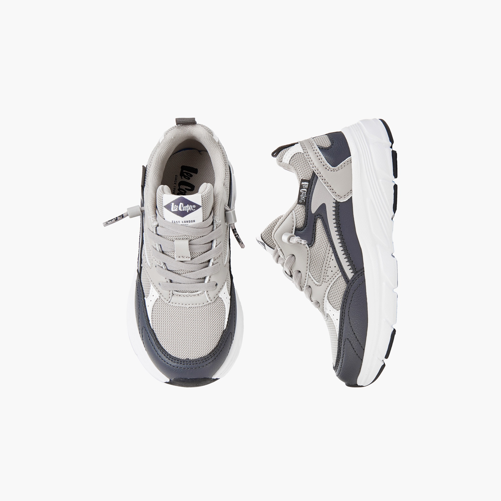 حذاء سنيكرز بطول الكاحل ورباط إغلاق للأولاد من لي كوبر-boys-shoes-sneakers-image-1