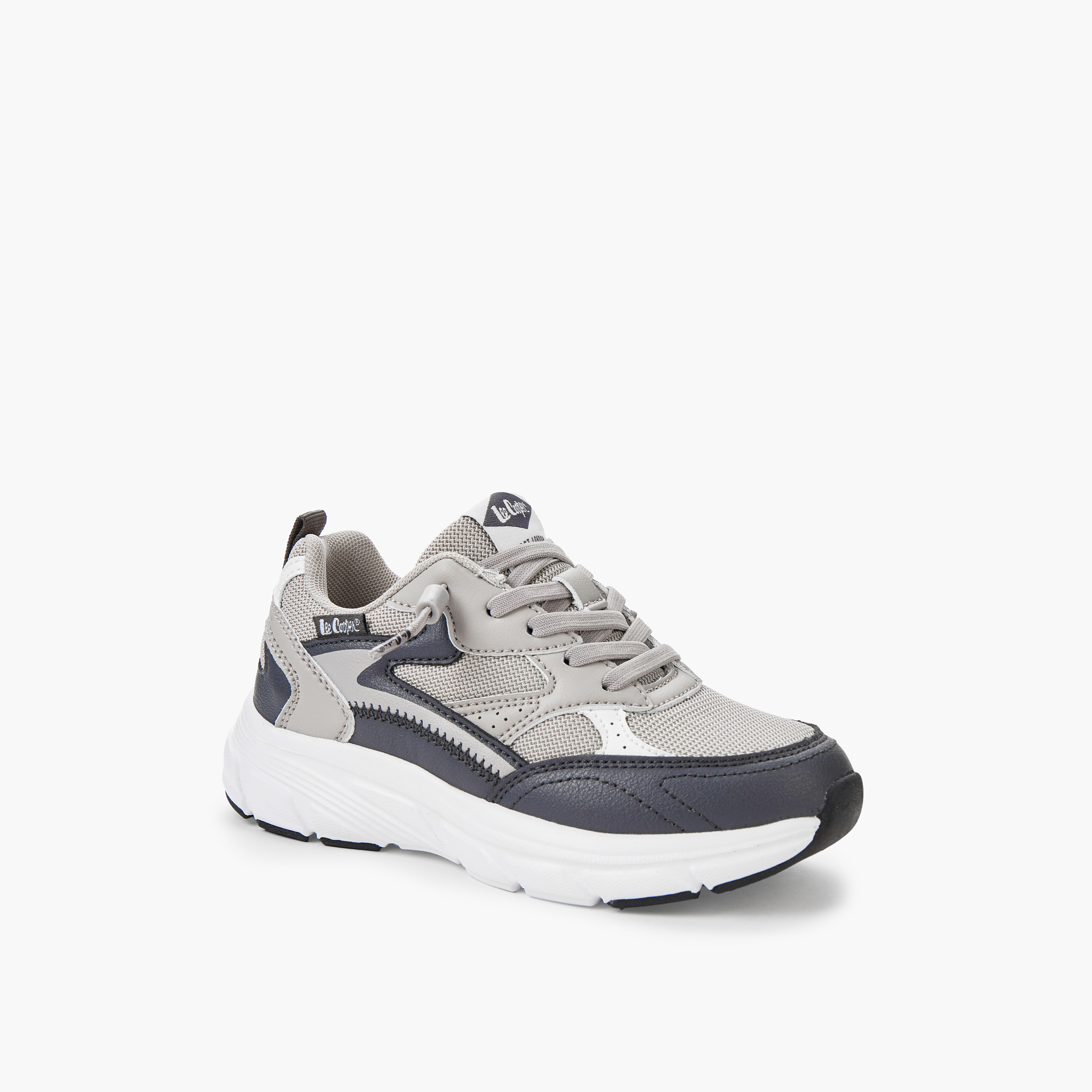 حذاء سنيكرز بطول الكاحل ورباط إغلاق للأولاد من لي كوبر-boys-shoes-sneakers-image-2