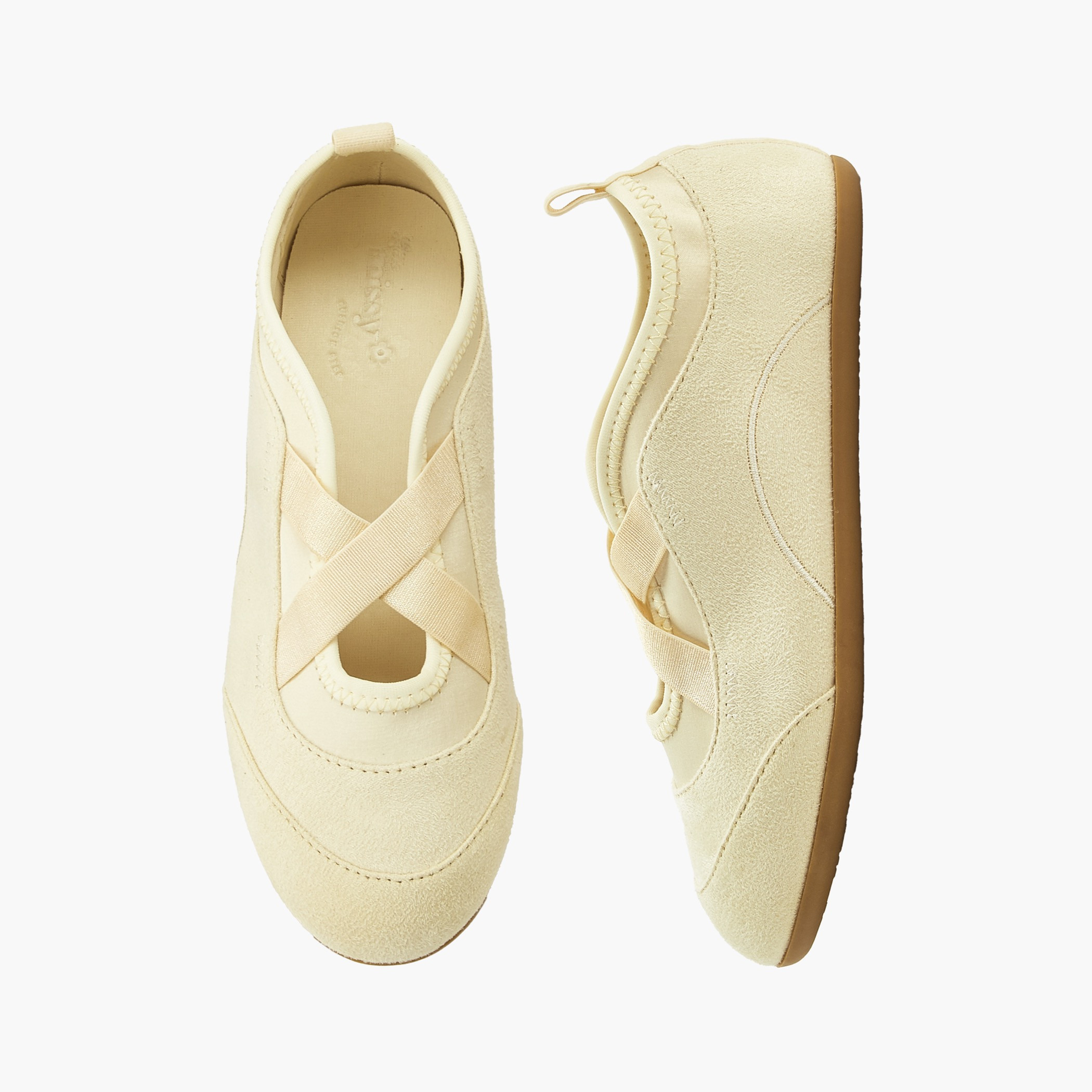 حذاء باليرينا بأحزمة متقاطعة للبنات من ليتل ميسي-girls-shoes-ballerinas-image-1