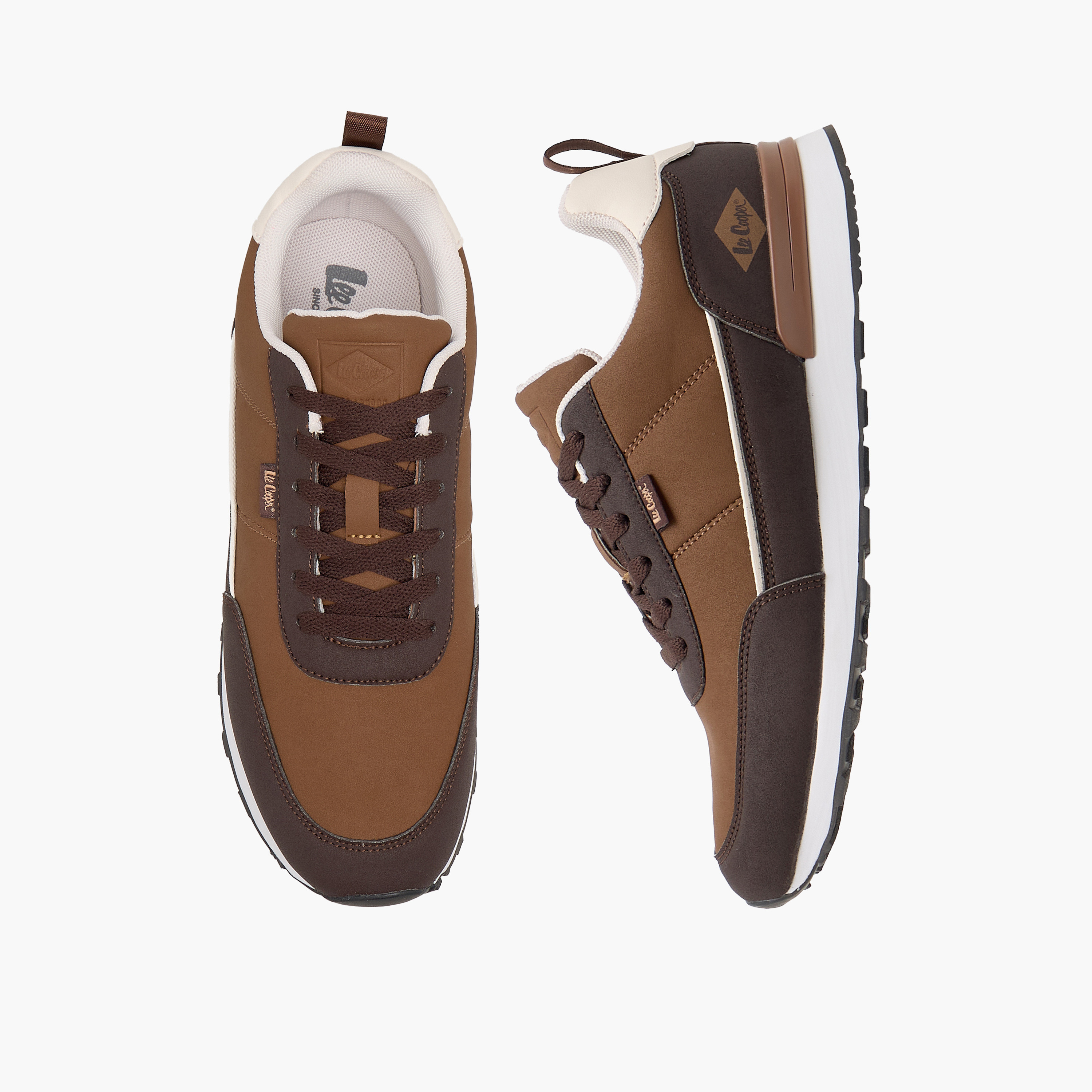 Lee Cooper Men Colourblock Lace-Up Sneakers-men-shoes-sneakers-image-1