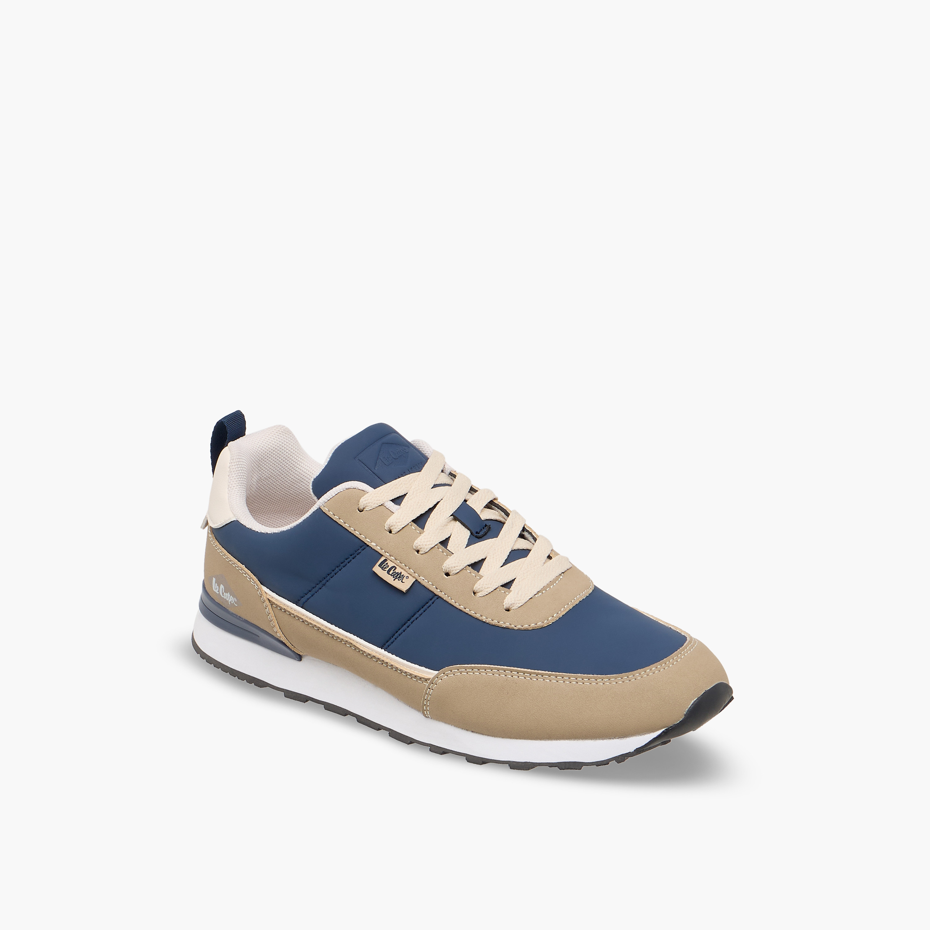 Lee Cooper Men Colourblock Lace-Up Sneakers-men-shoes-sneakers-image-2
