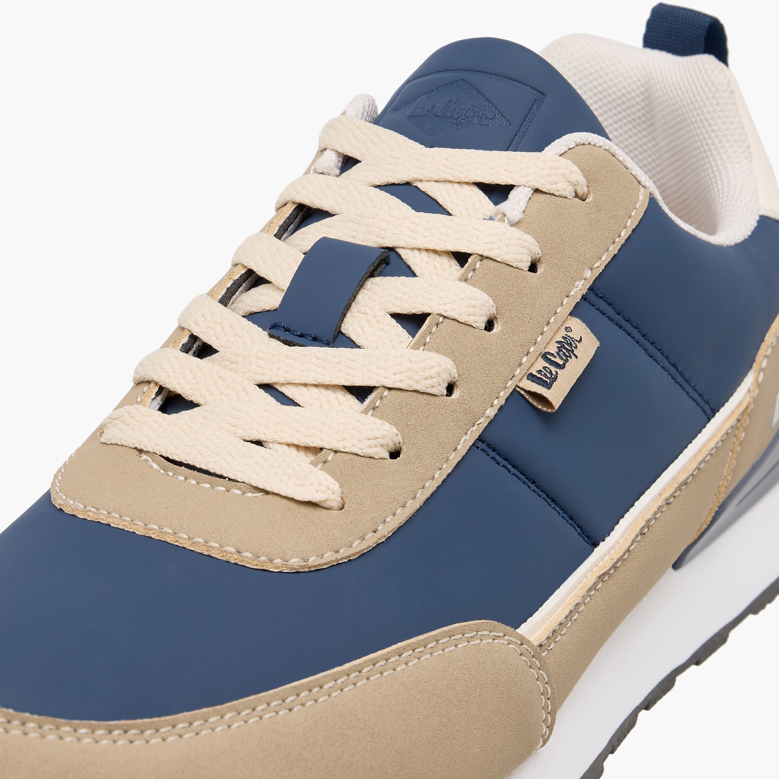 Lee Cooper Men Colourblock Lace-Up Sneakers-men-shoes-sneakers-image-4