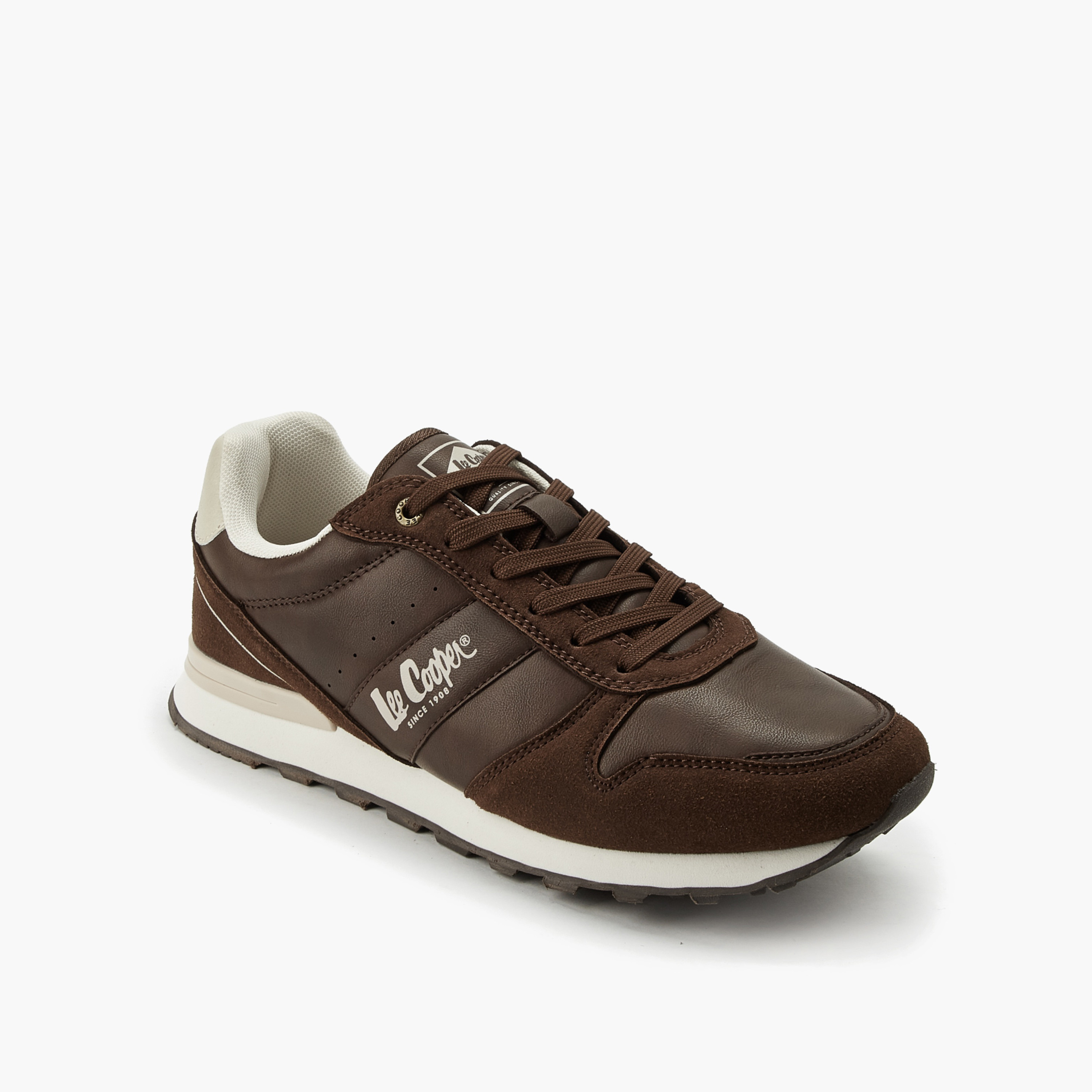 Lee Cooper Men Panelled Lace-Up Ankle Shoes-men-shoes-sneakers-image-2