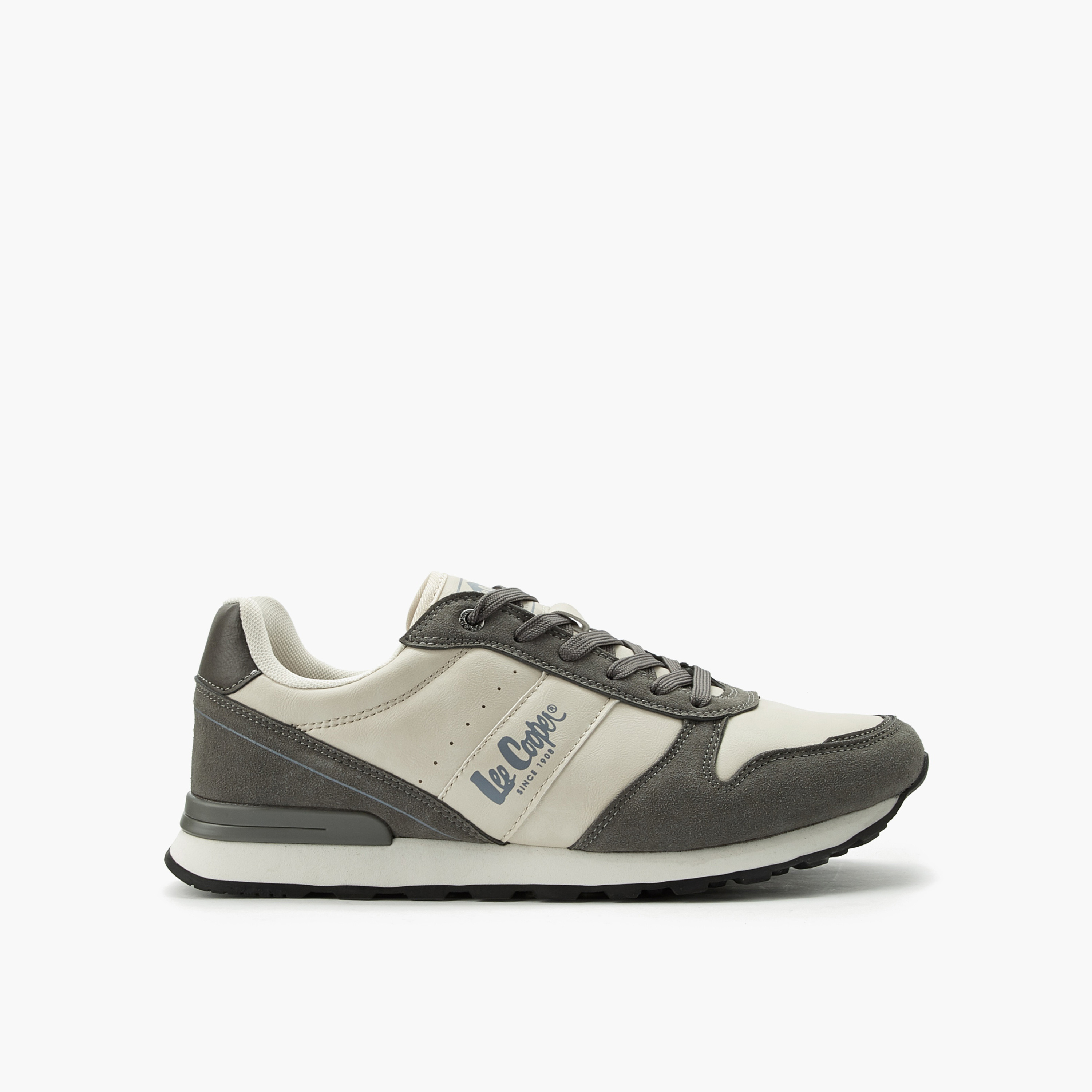 Lee Cooper Men Panelled Lace-Up Ankle Shoes-men-shoes-sneakers-image-3