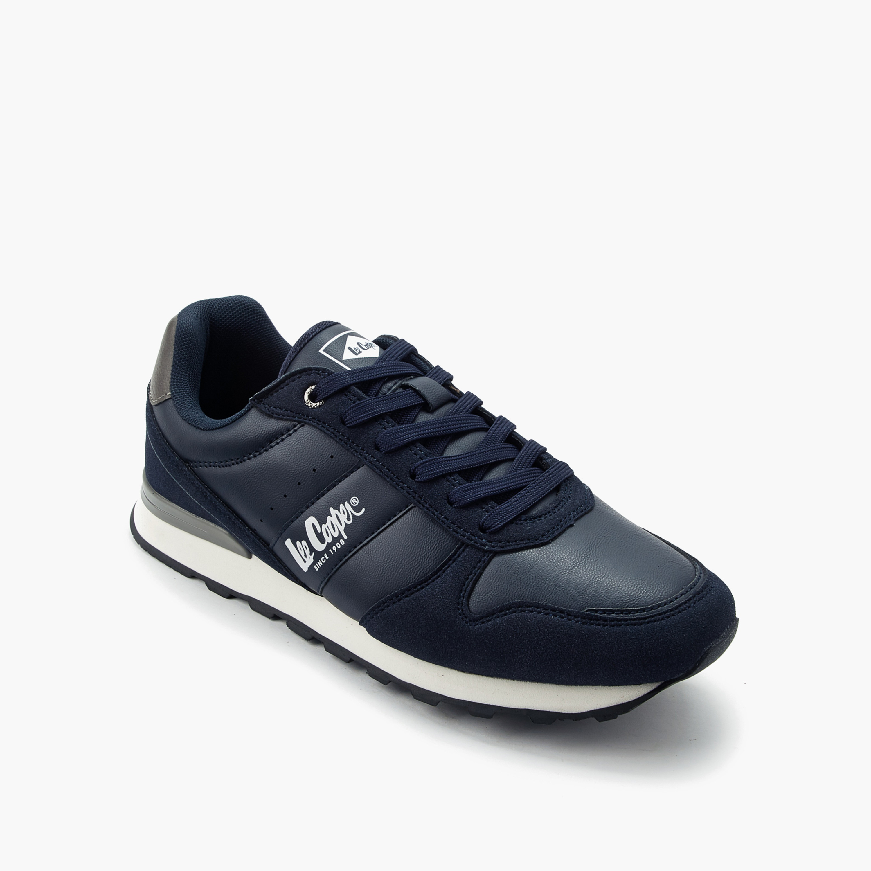 Lee Cooper Men Panelled Lace-Up Ankle Shoes-men-shoes-sneakers-image-2