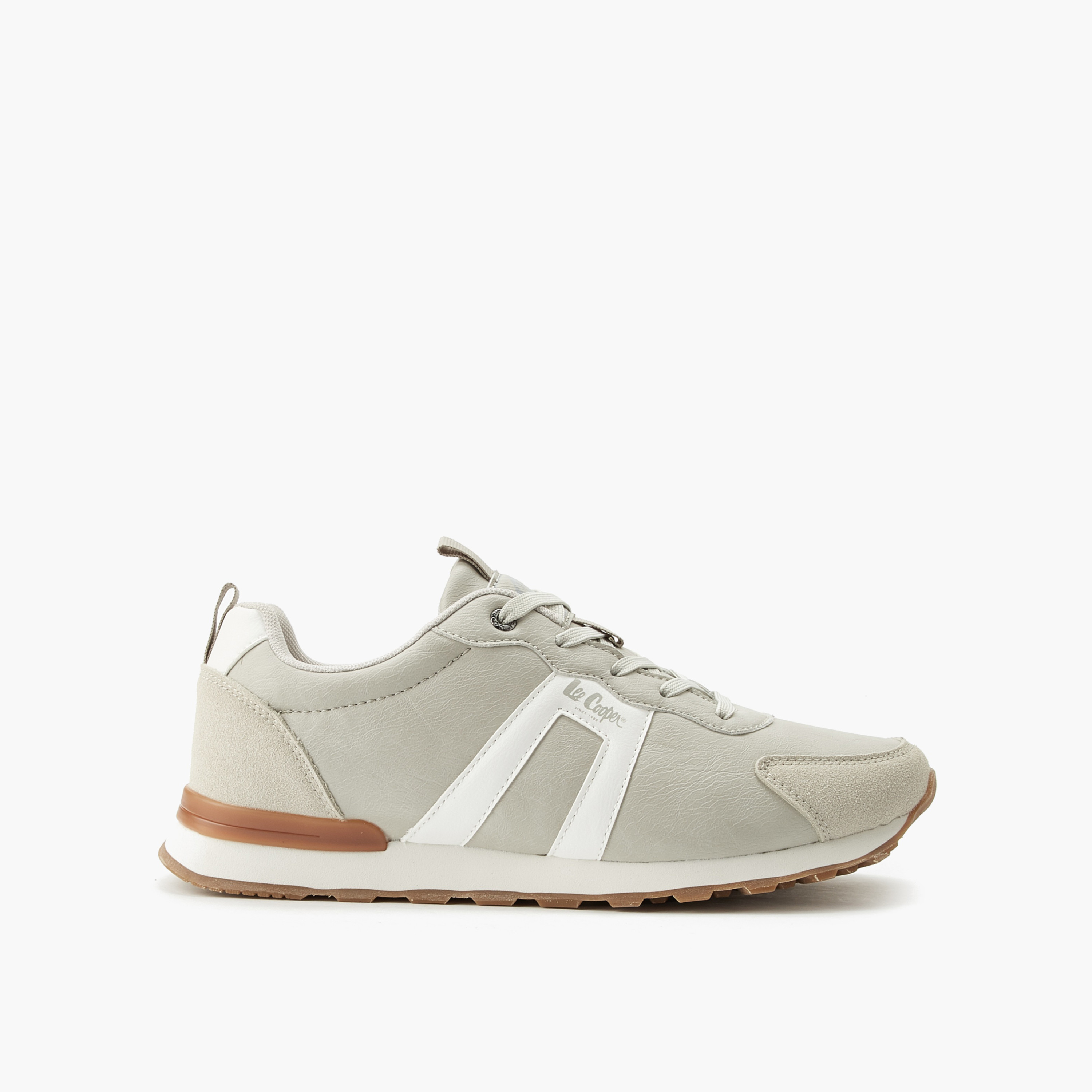 Lee Cooper Men Panelled Lace-Up Ankle Sneakers-men-shoes-sneakers-image-3