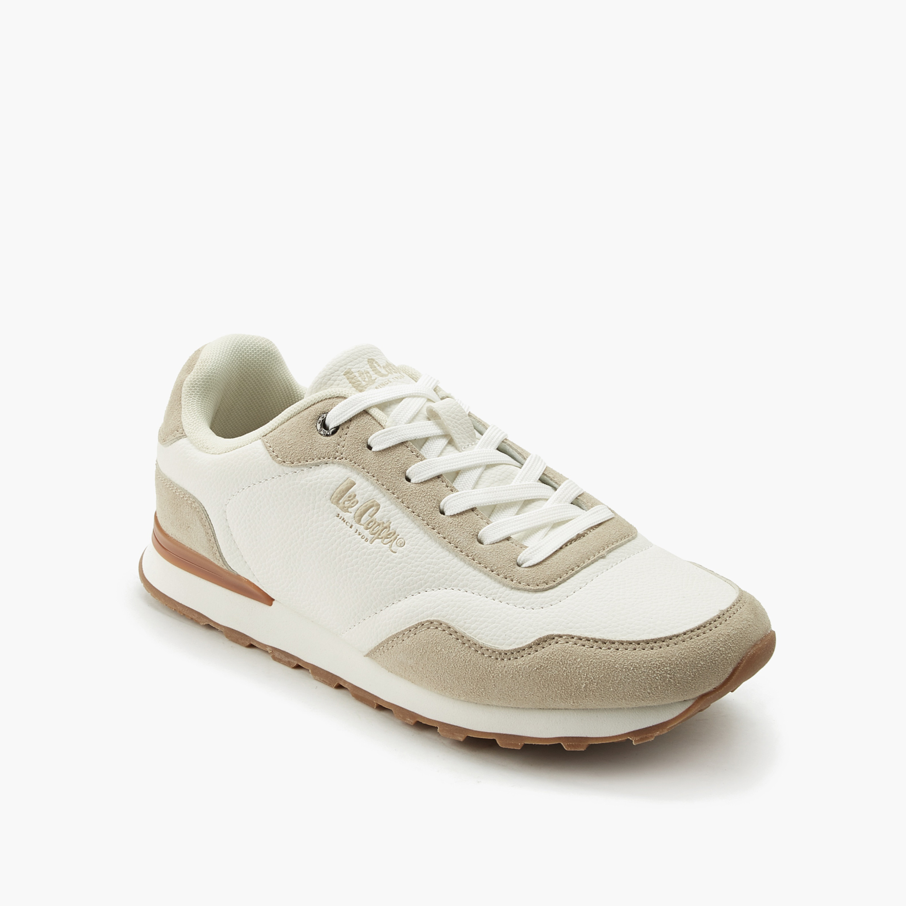 Lee Cooper Men Panelled Lace-Up Ankle Sneakers-men-shoes-sneakers-image-2