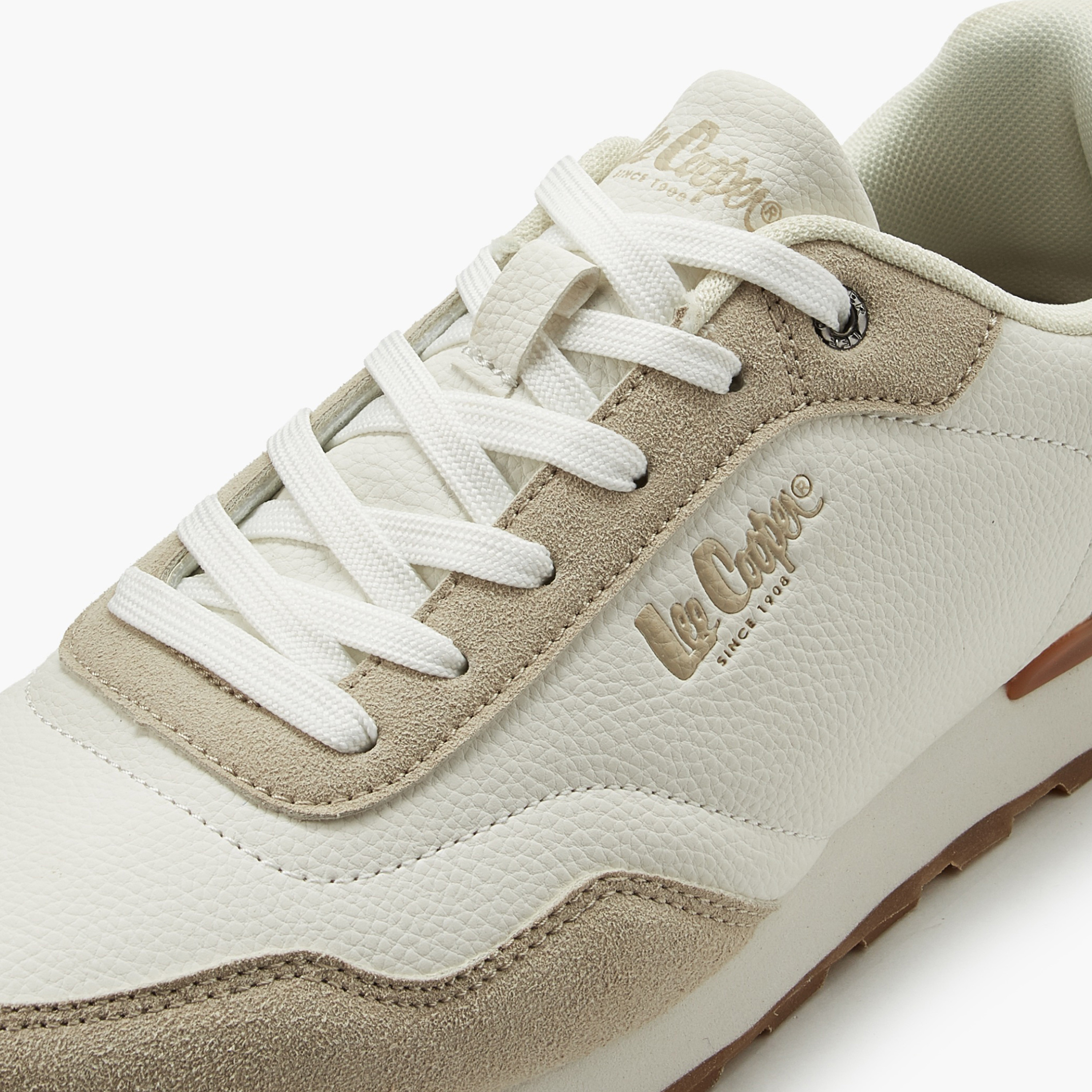 Lee Cooper Men Panelled Lace-Up Ankle Sneakers-men-shoes-sneakers-image-4