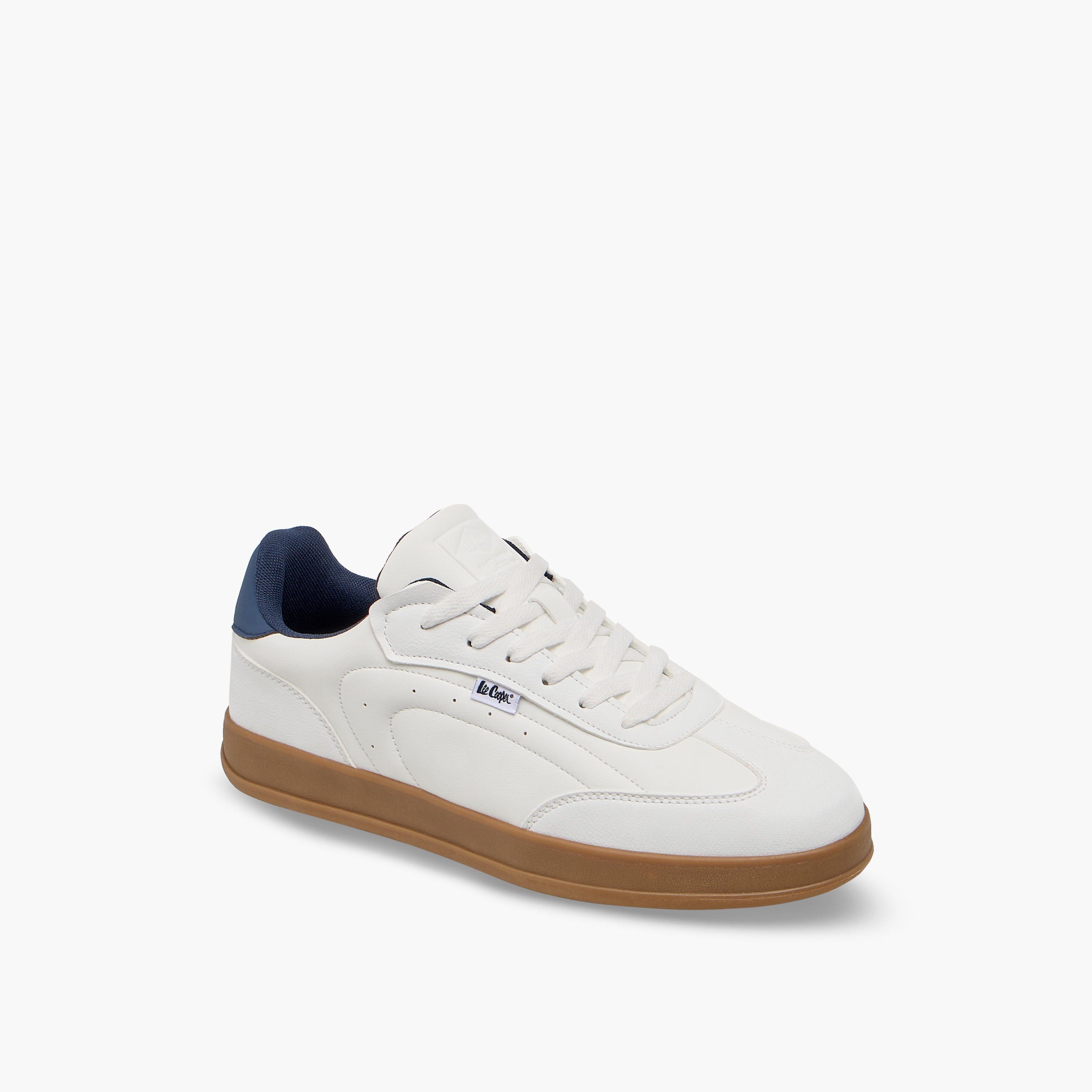 Lee Cooper Men Panelled Lace-Up Sneakers-men-shoes-sneakers-image-2