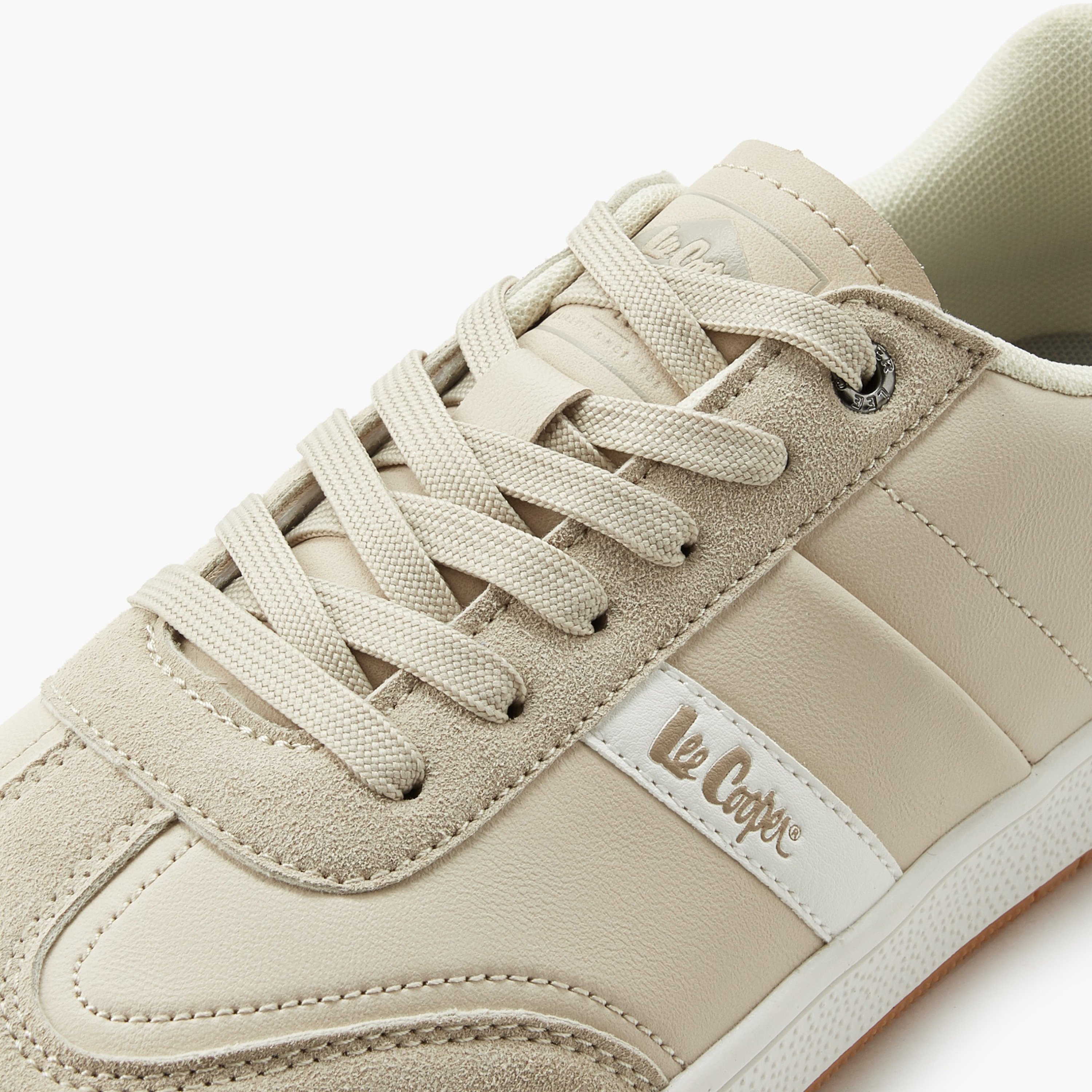 Lee Cooper Men Panelled Lace-Up Ankle Sneakers-men-shoes-sneakers-image-4