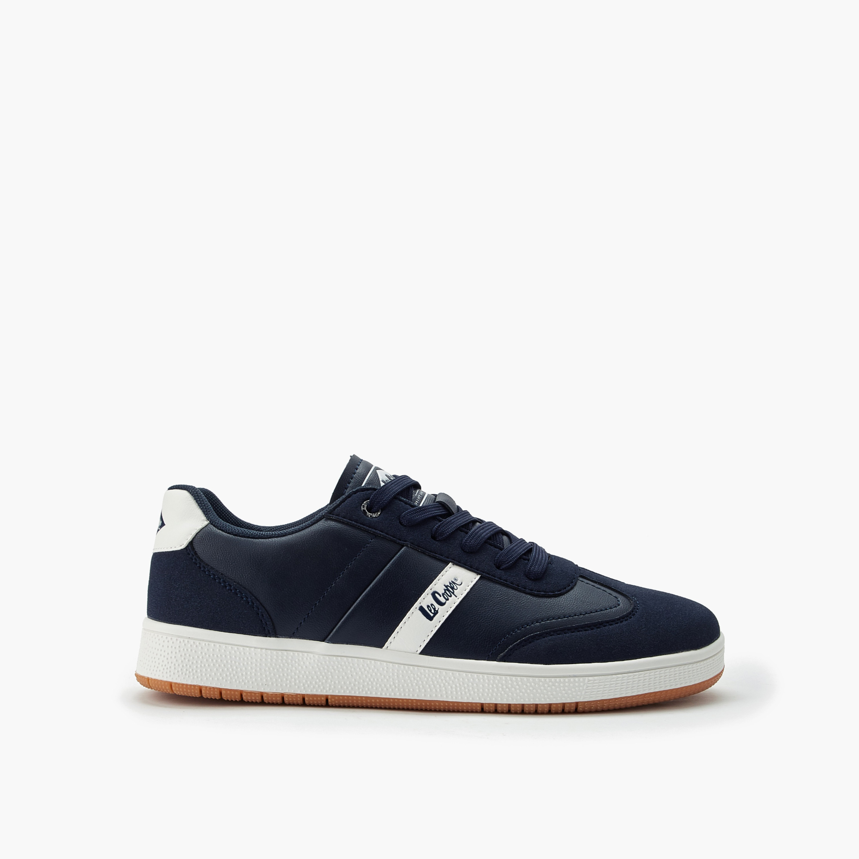 Lee Cooper Men Panelled Lace-Up Ankle Sneakers-men-shoes-sneakers-image-3