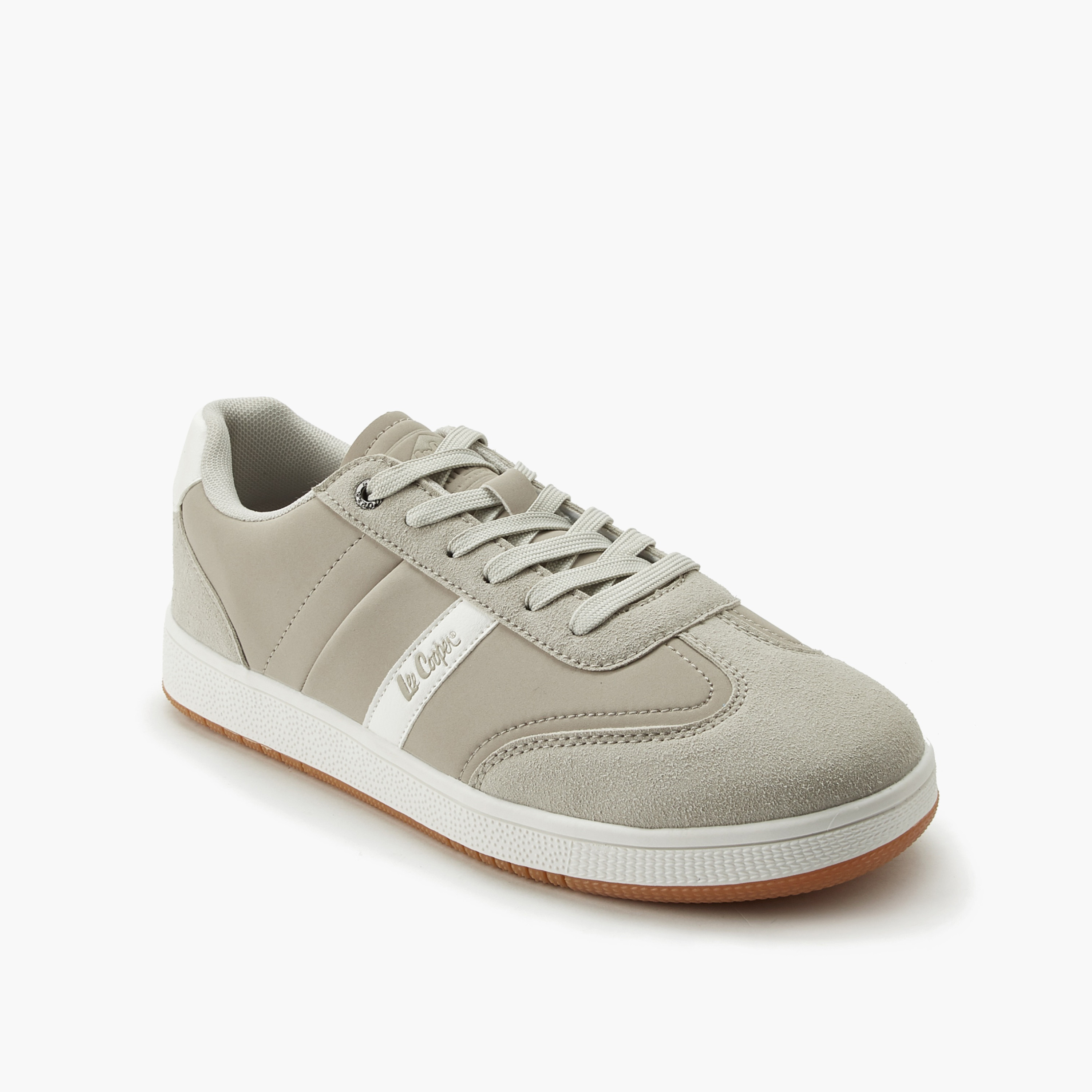 Lee Cooper Men Panelled Lace-Up Ankle Sneakers-men-shoes-sneakers-image-2