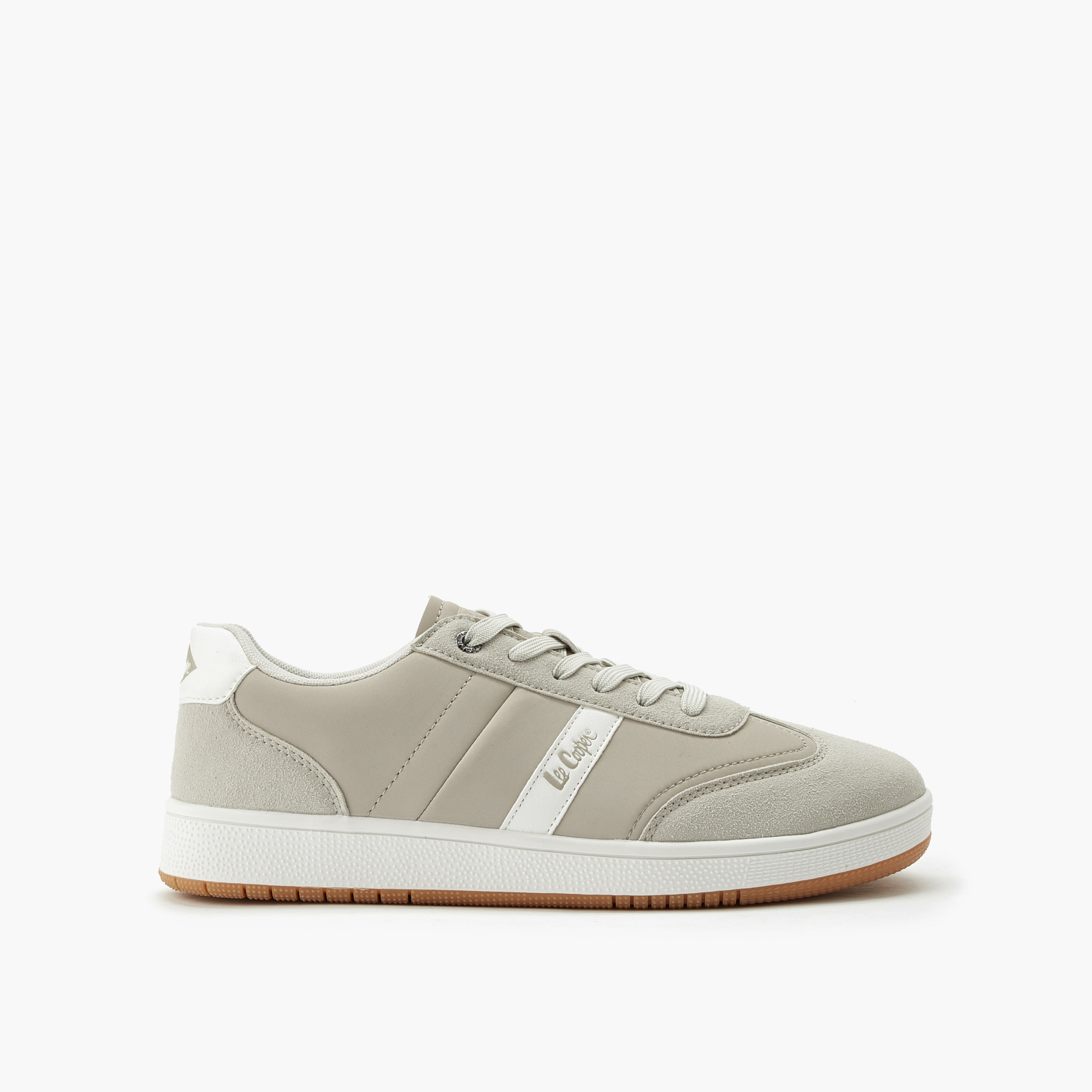 Lee Cooper Men Panelled Lace-Up Ankle Sneakers-men-shoes-sneakers-image-3