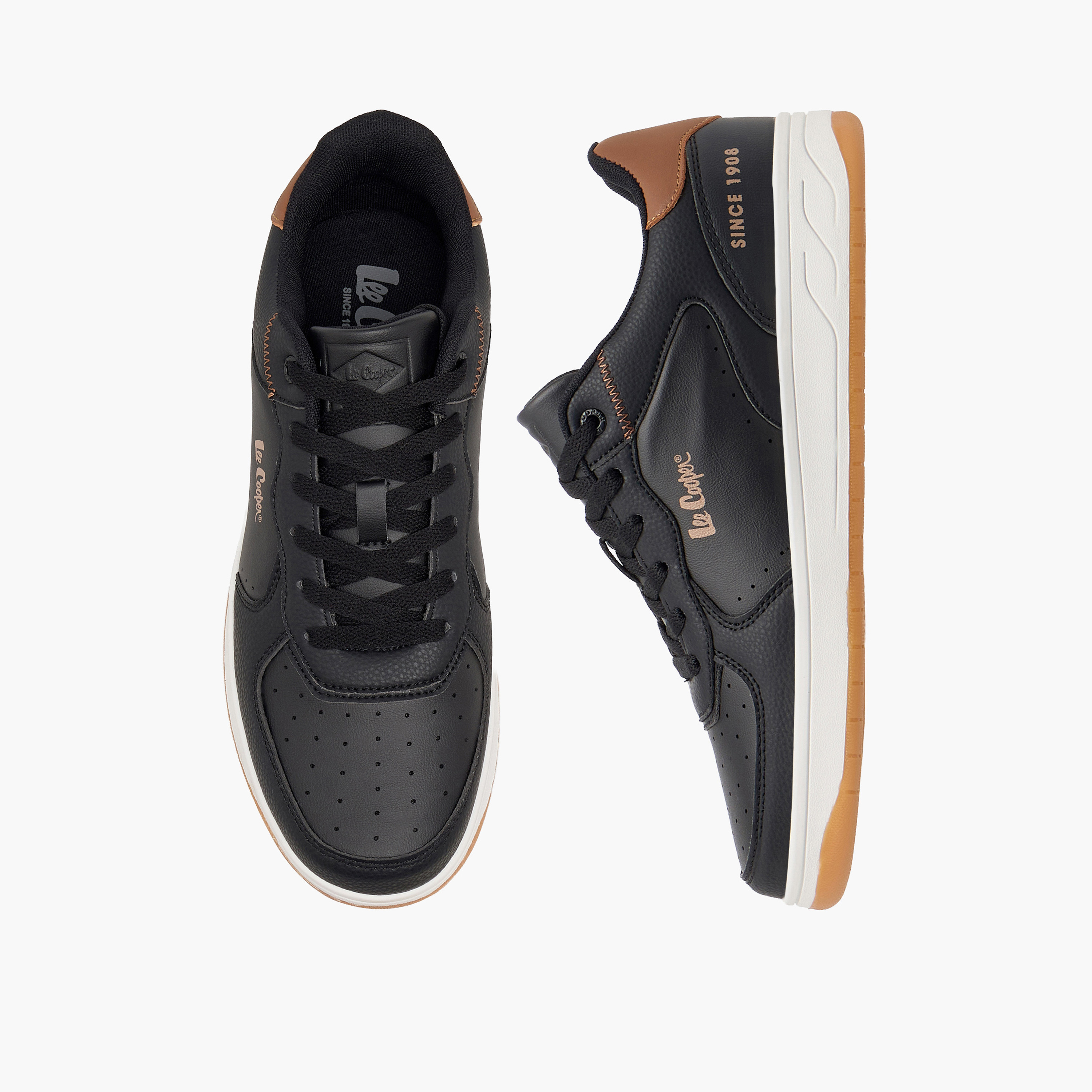 Lee Cooper Men Lace-Up Sneakers-men-shoes-sneakers-image-1