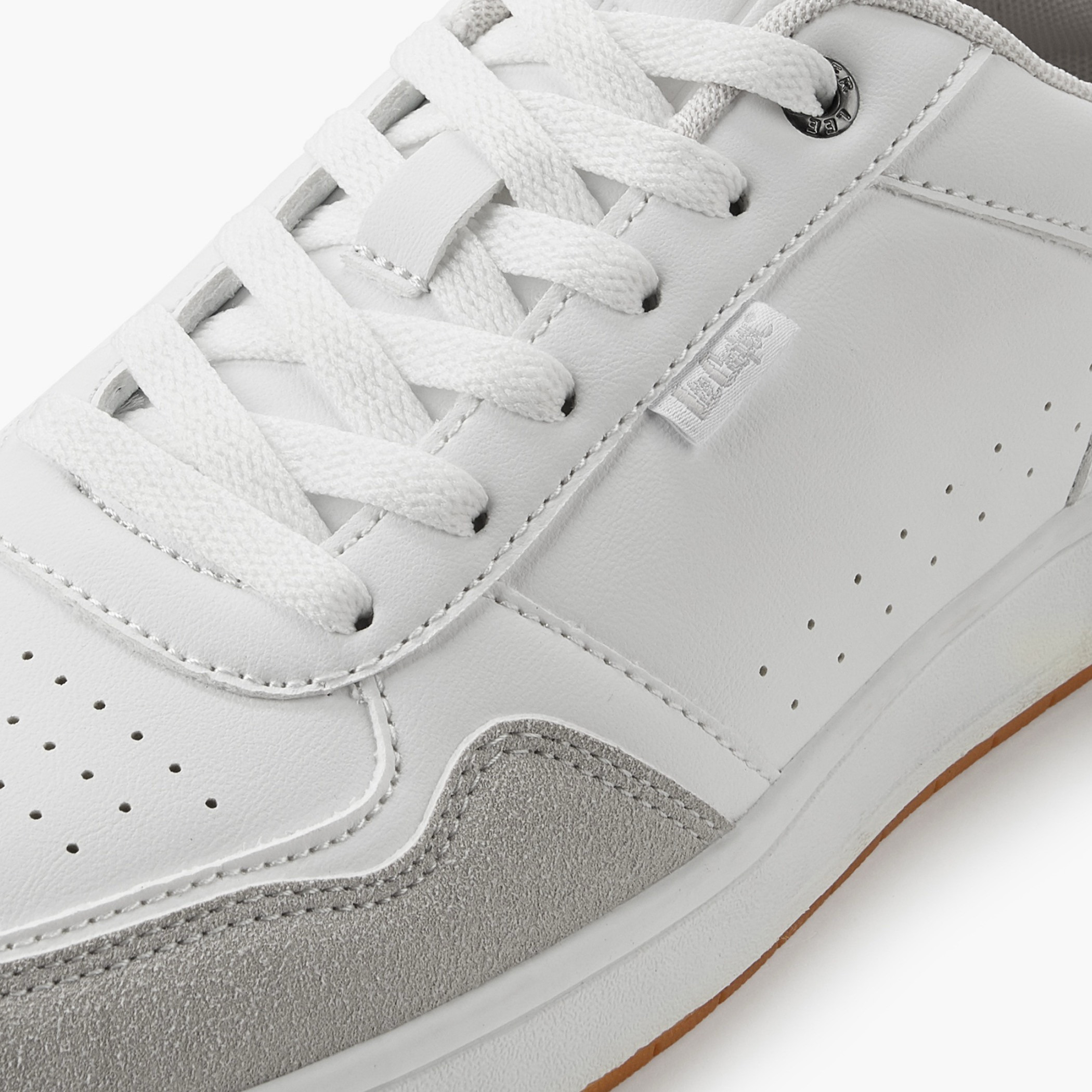 Lee Cooper Men Perforated Lace-Up Ankle Sneakers-men-shoes-sneakers-image-4