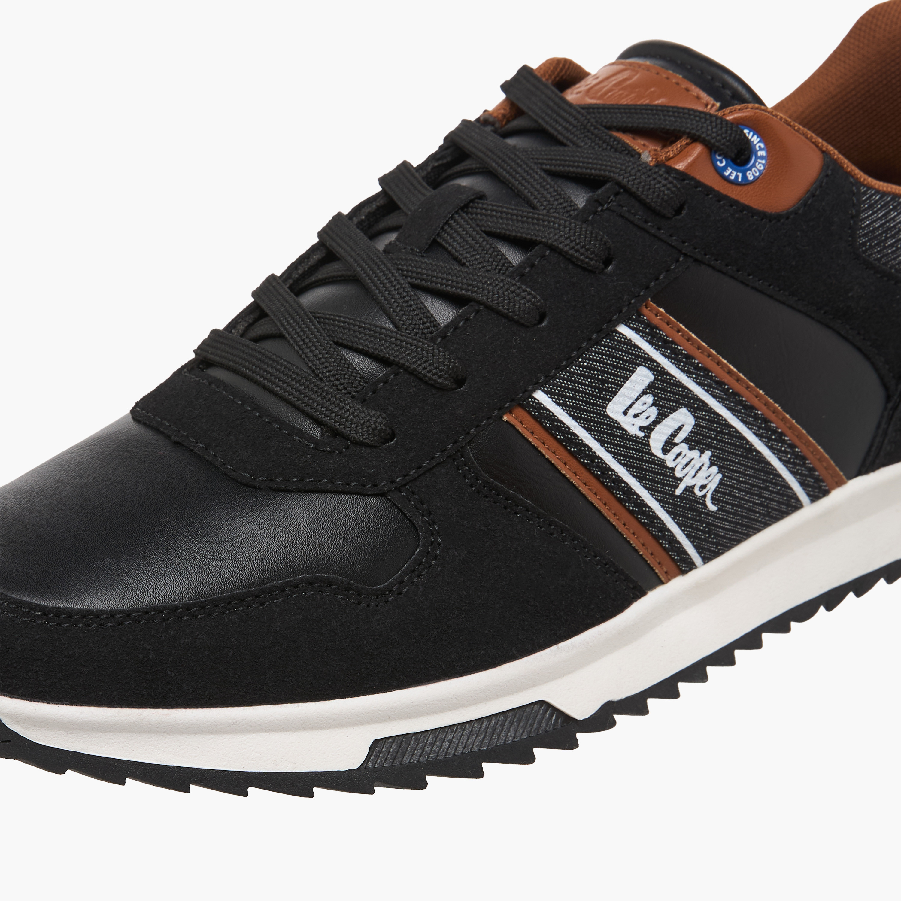Lee Cooper Men Lace-Up Ankle Sneakers-men-shoes-sneakers-image-4
