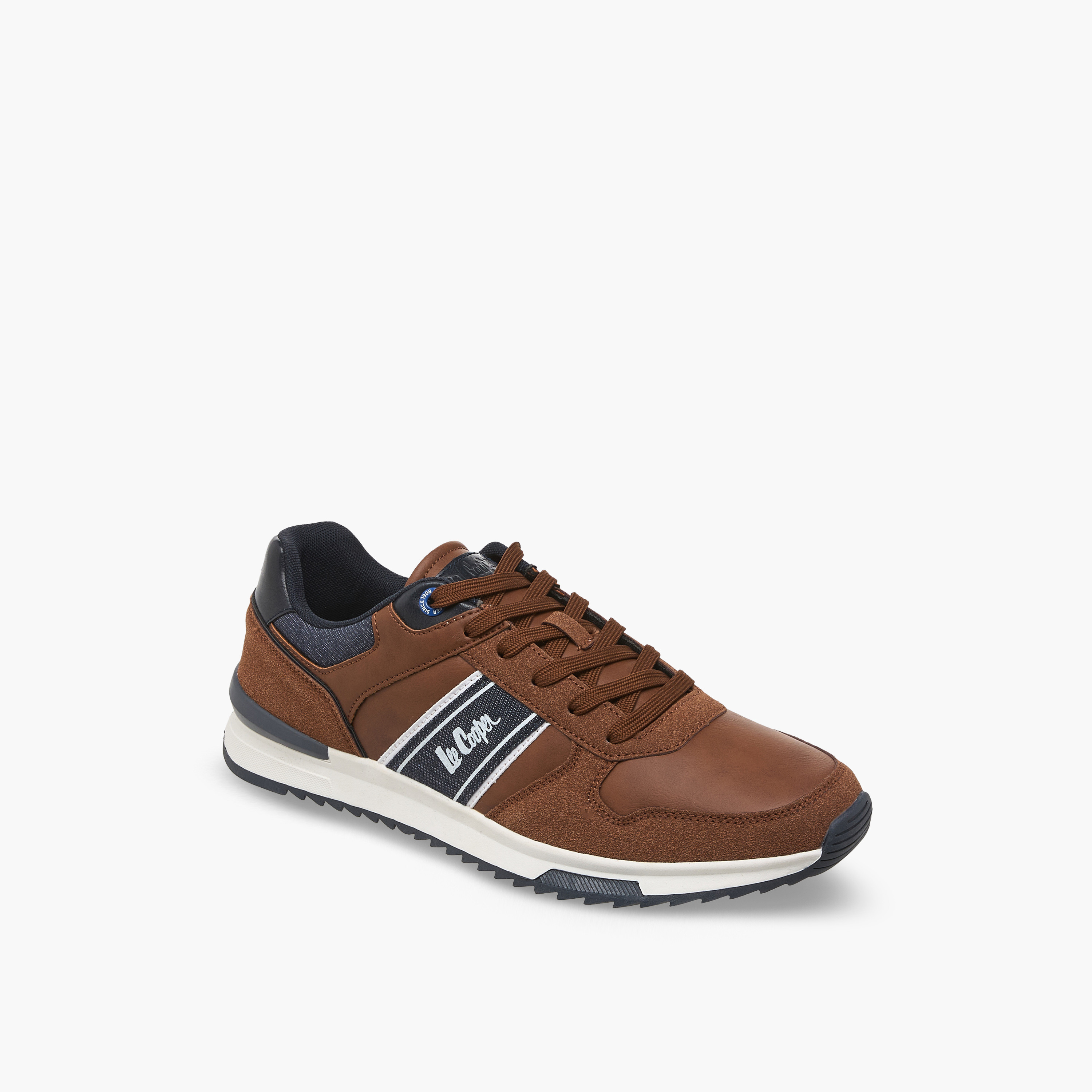 Lee Cooper Men Lace-Up Ankle Sneakers-men-shoes-sneakers-image-2