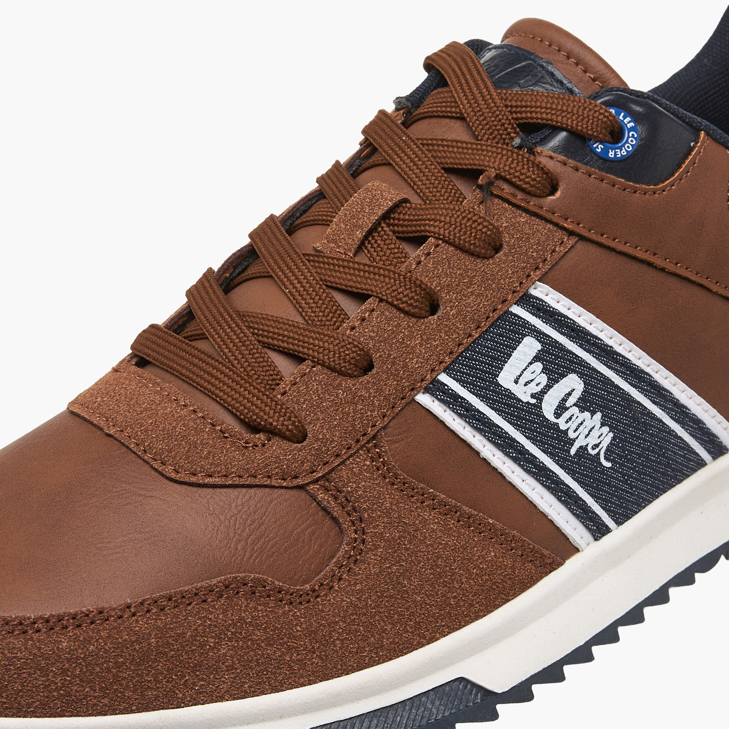 Lee Cooper Men Lace-Up Ankle Sneakers-men-shoes-sneakers-image-4