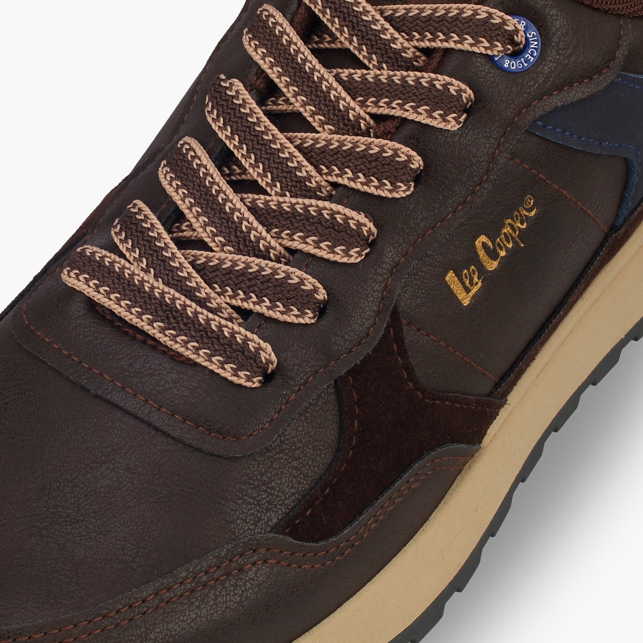 حذاء سنيكرز طول الكاحل برباط للرجال من لي كوبر-men-shoes-sneakers-image-4