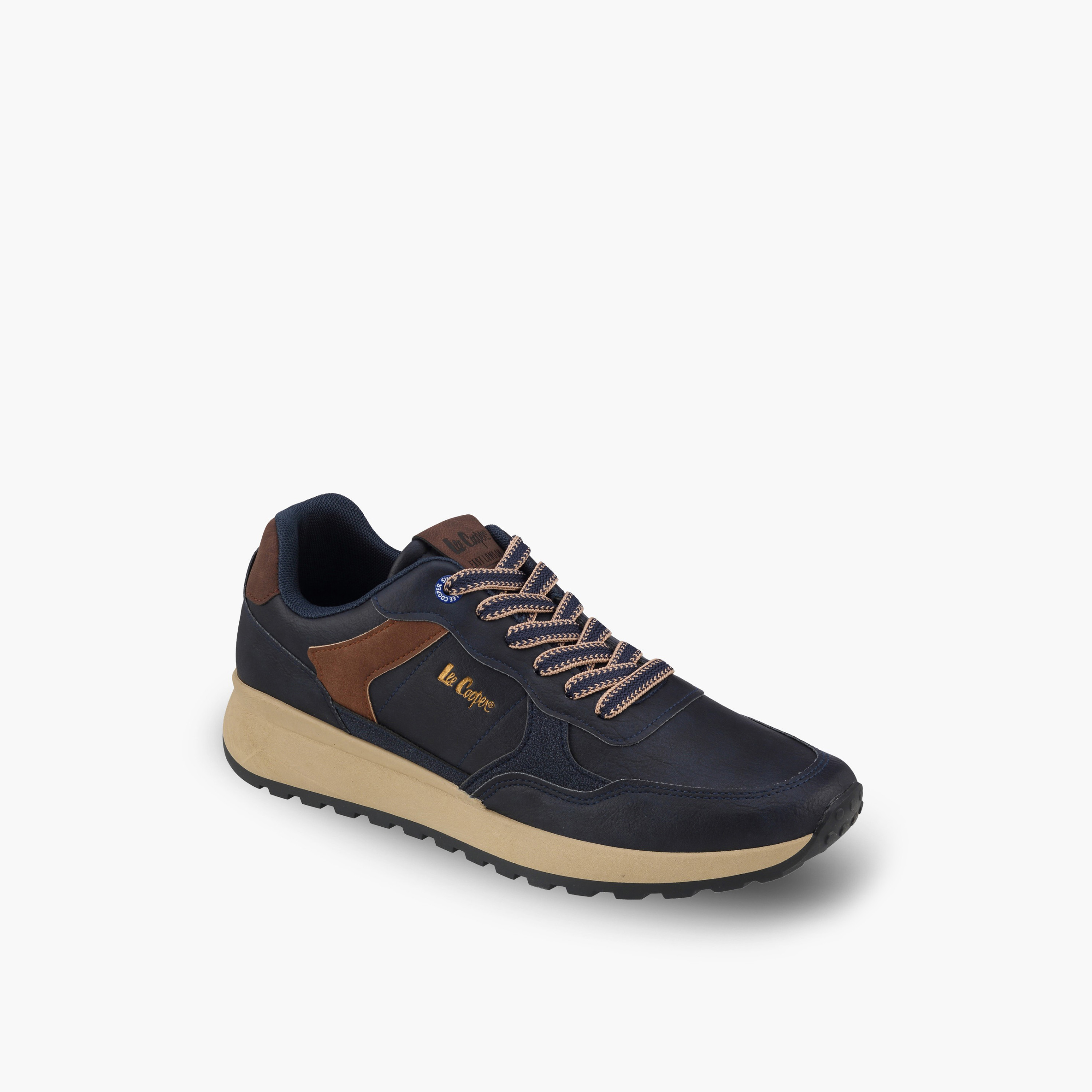 Lee Cooper Men Lace-Up Ankle Sneakers-men-shoes-sneakers-image-2
