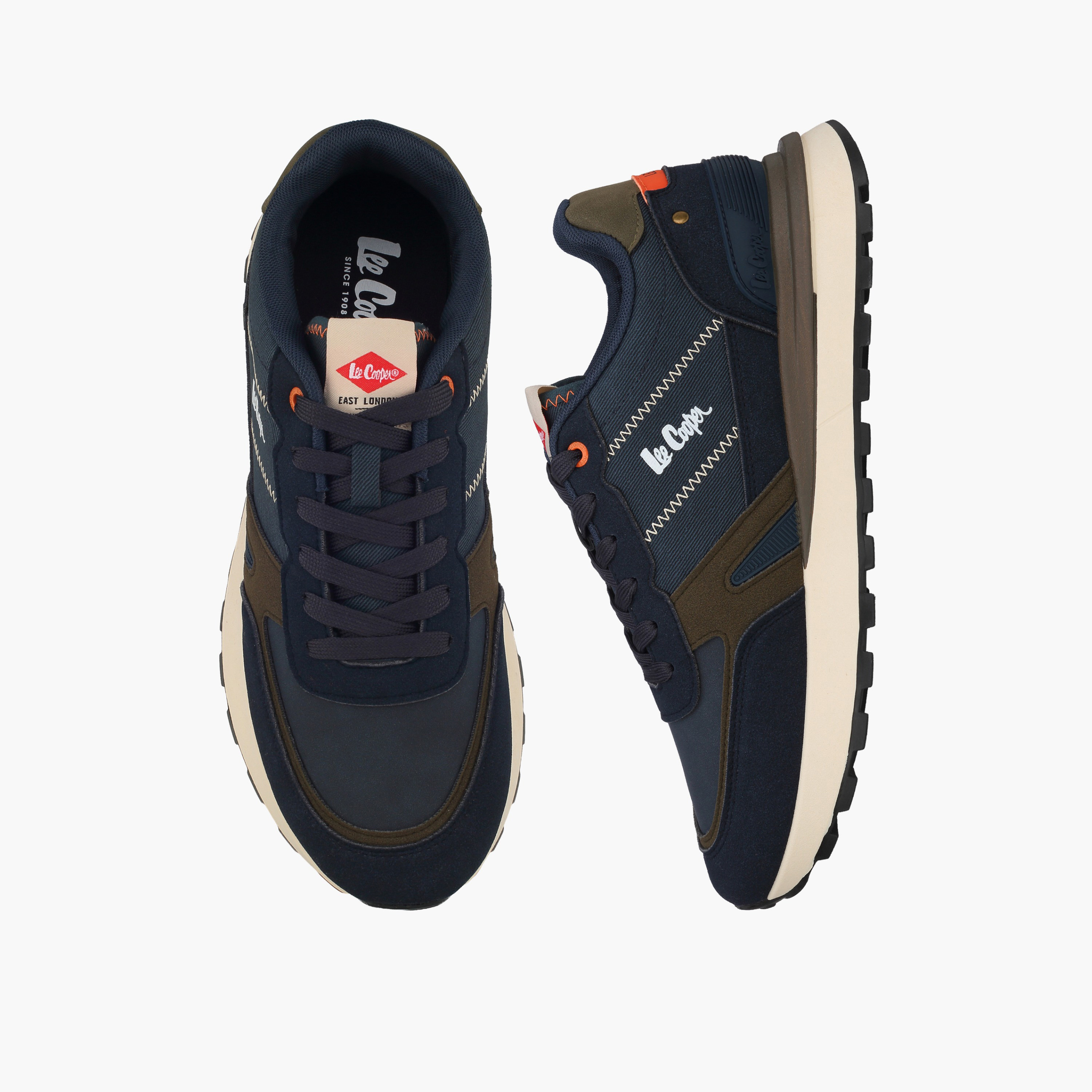 حذاء سنيكرز للكاحل برباط إغلاق للرجال من لي كوبر-men-shoes-sneakers-image-1