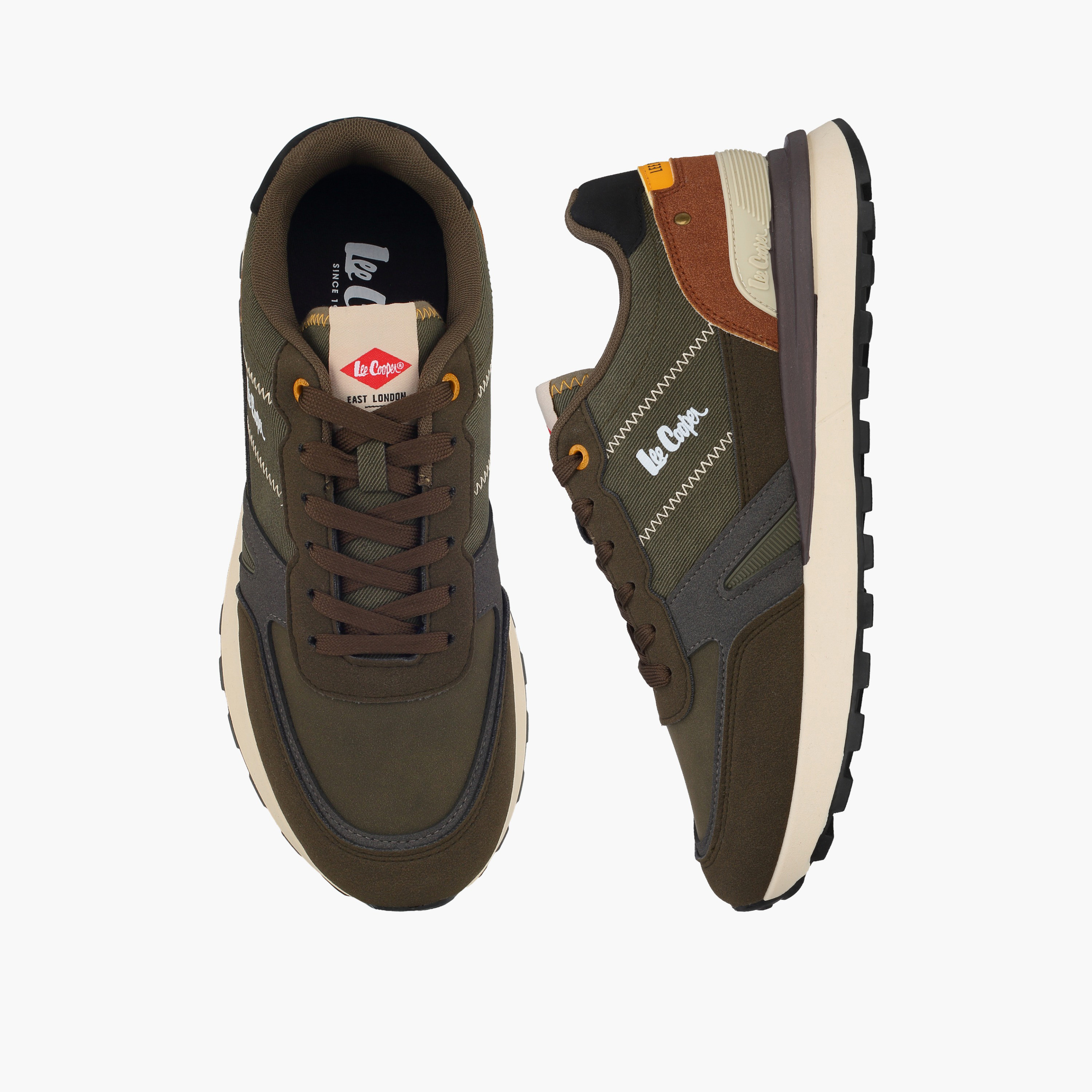 حذاء سنيكرز للكاحل برباط إغلاق للرجال من لي كوبر-men-shoes-sneakers-image-1