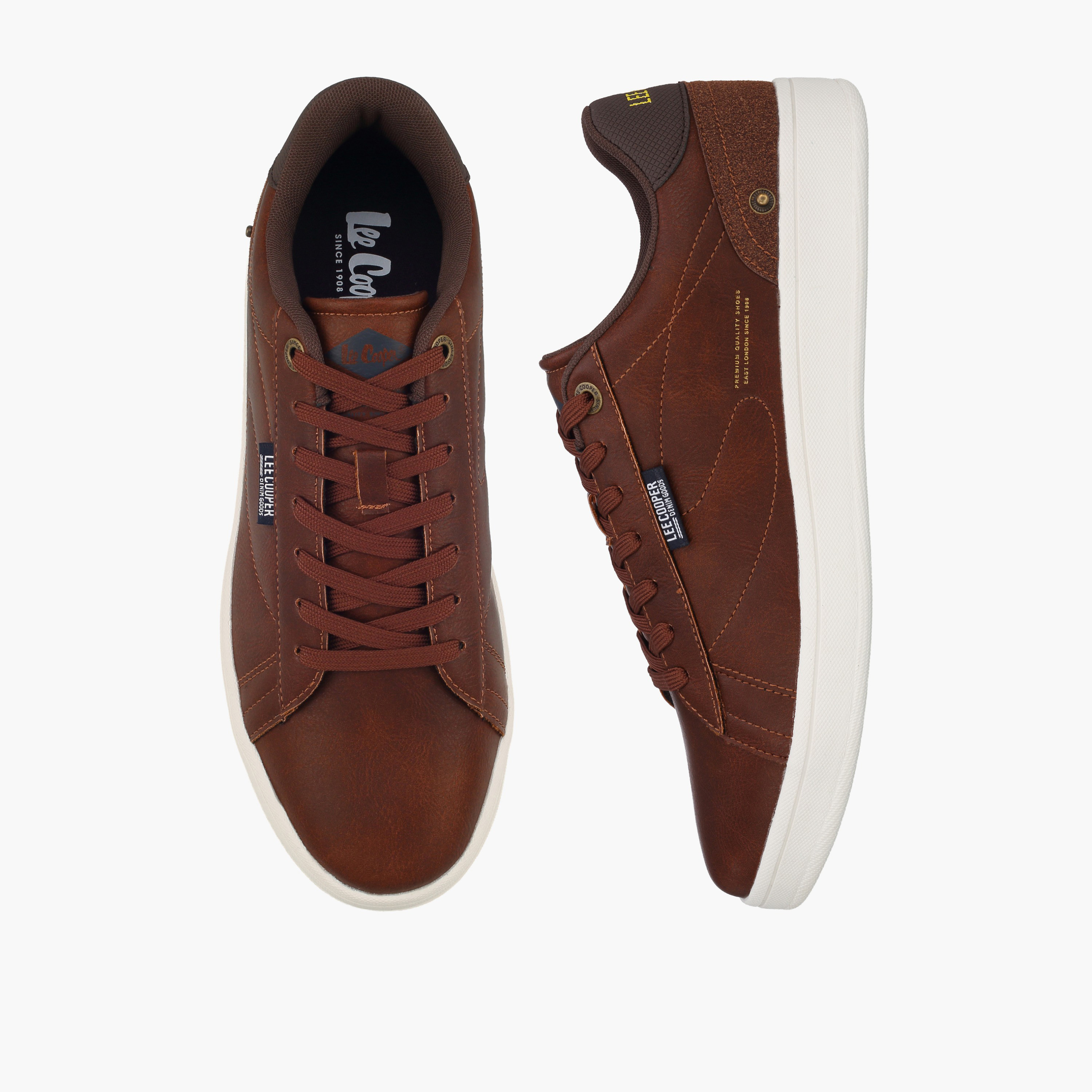 حذاء سنيكرز للكاحل برباط إغلاق للرجال من لي كوبر-men-shoes-sneakers-image-1