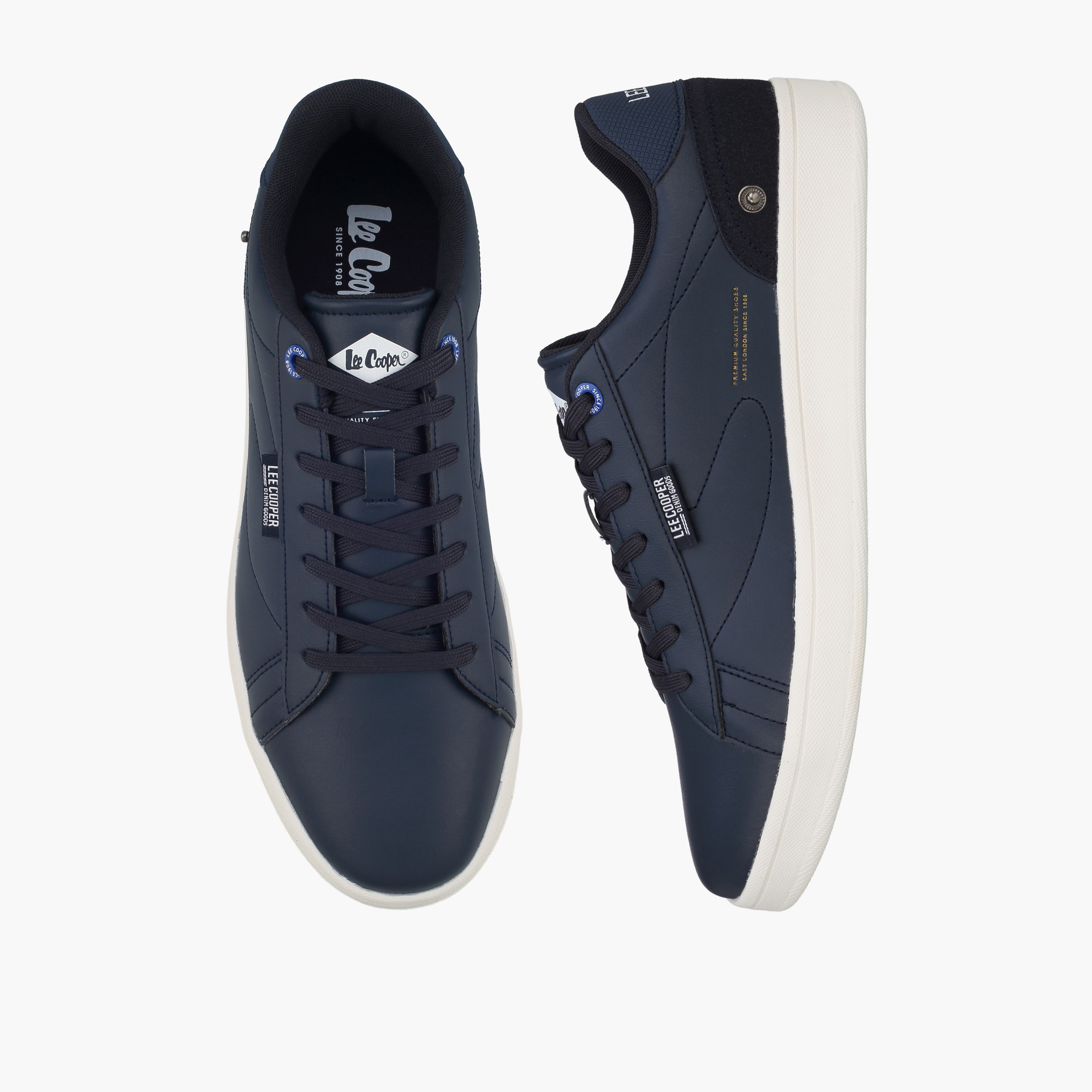 حذاء سنيكرز للكاحل برباط إغلاق للرجال من لي كوبر-men-shoes-sneakers-image-1