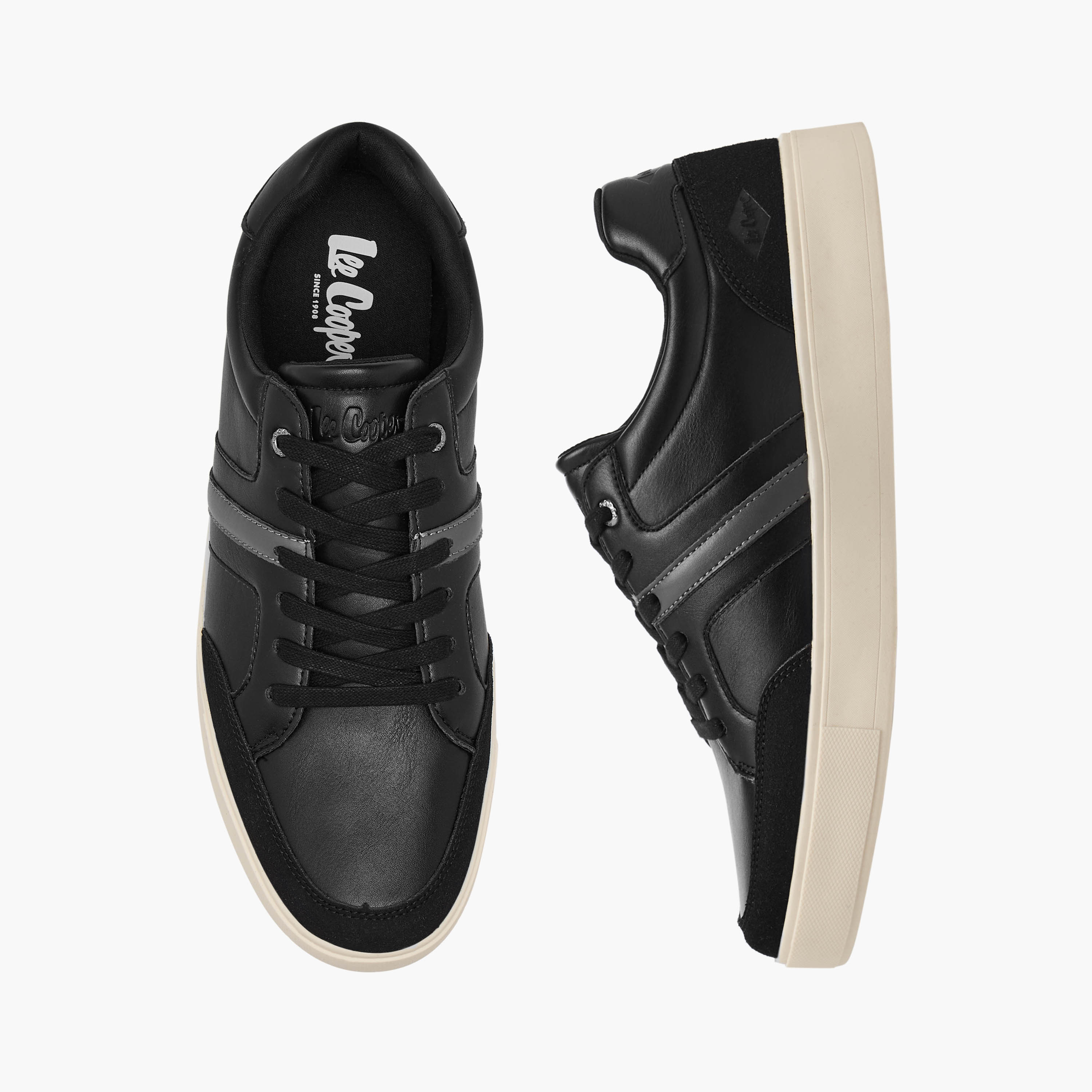 حذاء سنيكرز طول الكاحل برباط إغلاق للرجال من لي كوبر-men-shoes-sneakers-image-6