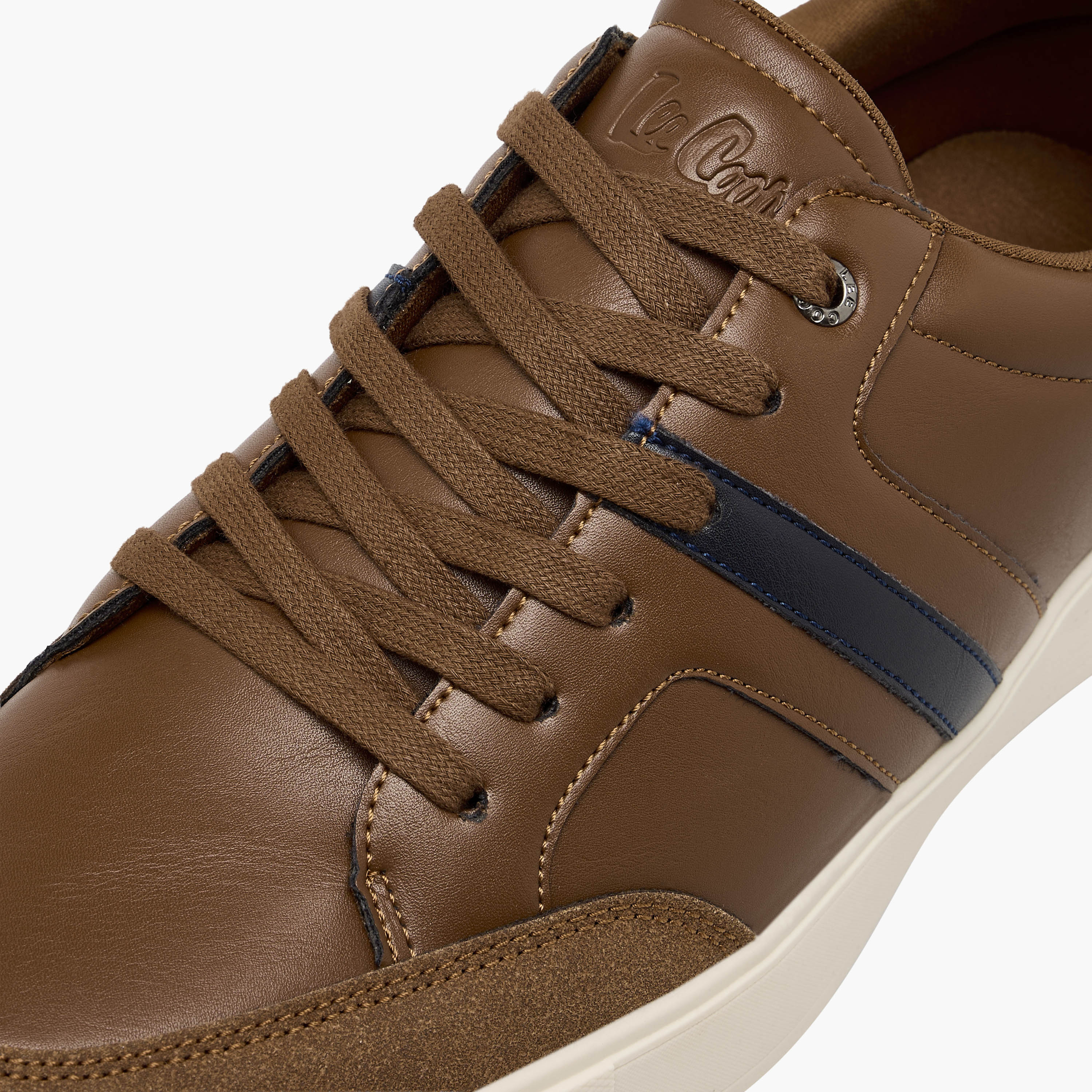 حذاء سنيكرز طول الكاحل برباط إغلاق للرجال من لي كوبر-men-shoes-sneakers-image-4