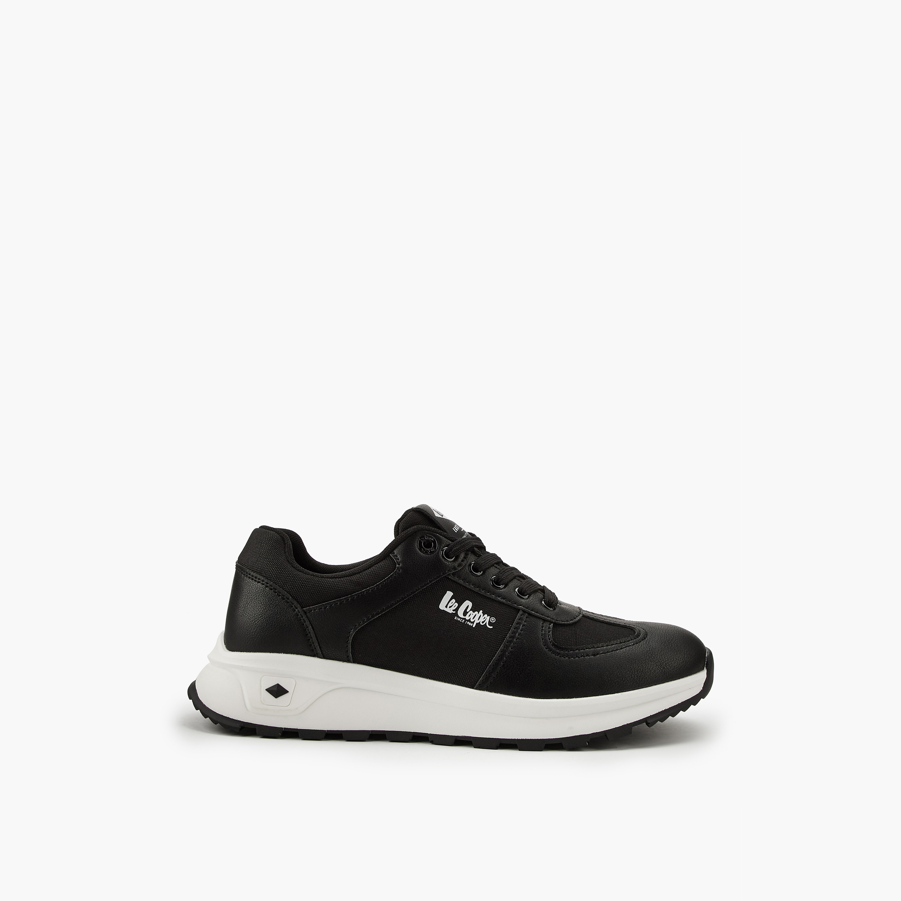 Lee Cooper Men's Panelled Lace-Up Ortholite Sneakers-men-shoes-sneakers-image-2