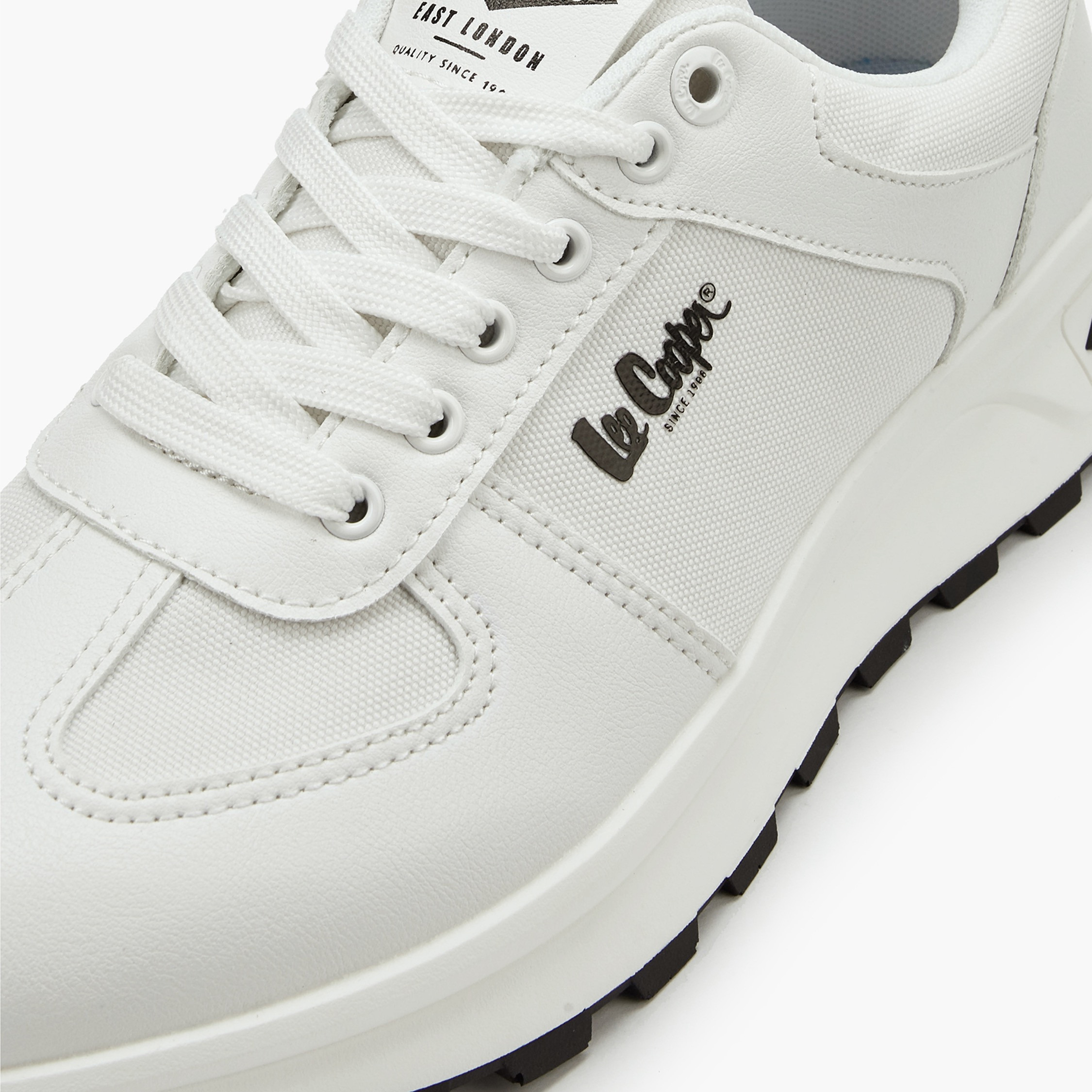 Lee Cooper Men's Panelled Lace-Up Ortholite Sneakers-men-shoes-sneakers-image-4