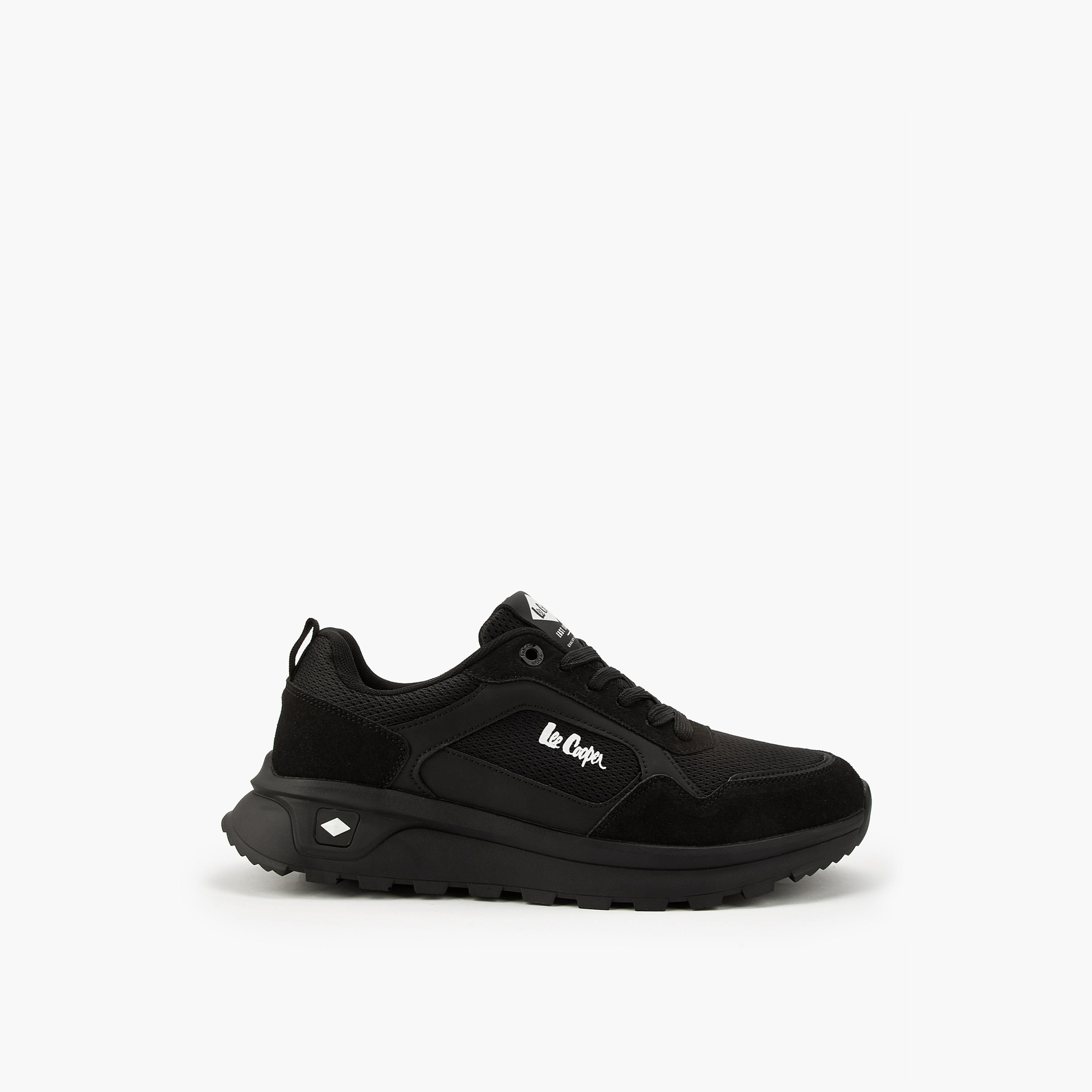 Lee Cooper Men's Panelled Lace-Up Ortholite Sneakers-men-shoes-sneakers-image-2