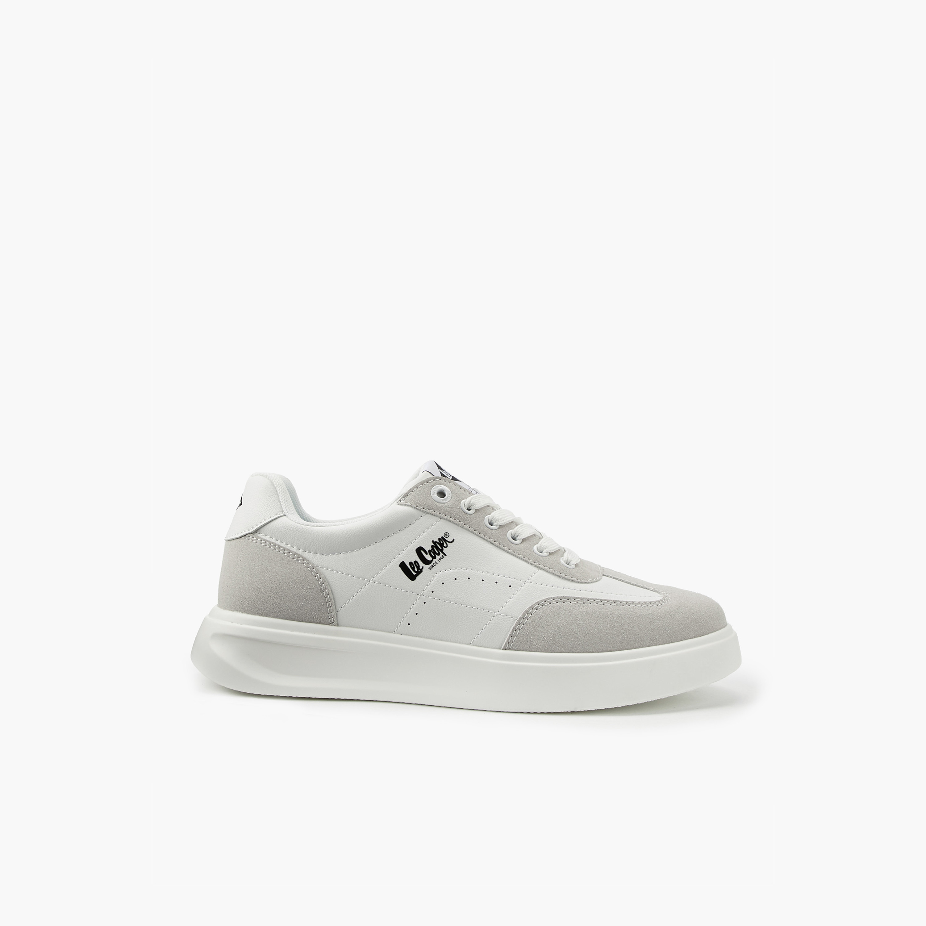 Lee Cooper Men's Panelled Lace-Up Ortholite Sneakers-men-shoes-sneakers-image-2