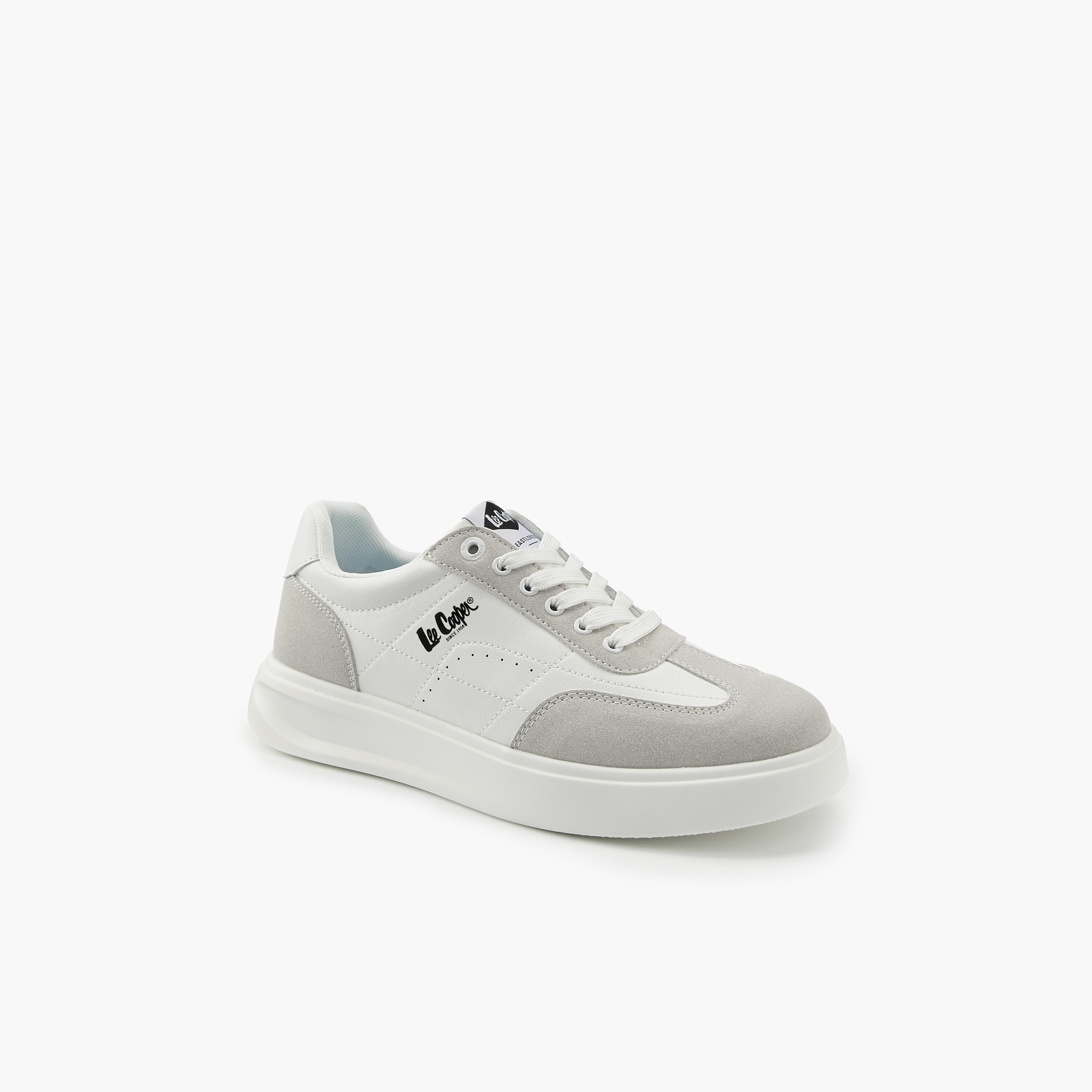Lee Cooper Men's Panelled Lace-Up Ortholite Sneakers-men-shoes-sneakers-image-3