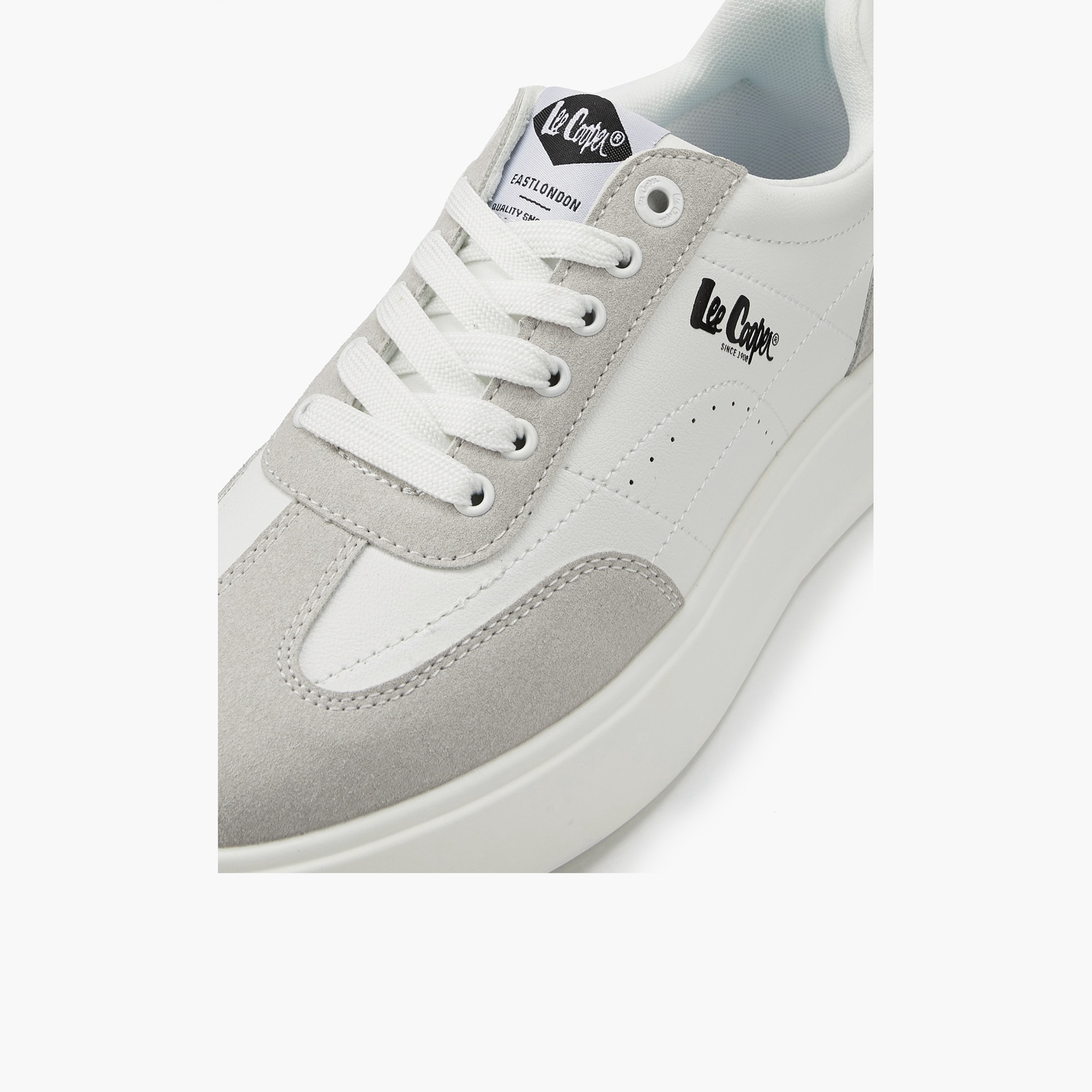 Lee Cooper Men's Panelled Lace-Up Ortholite Sneakers-men-shoes-sneakers-image-4