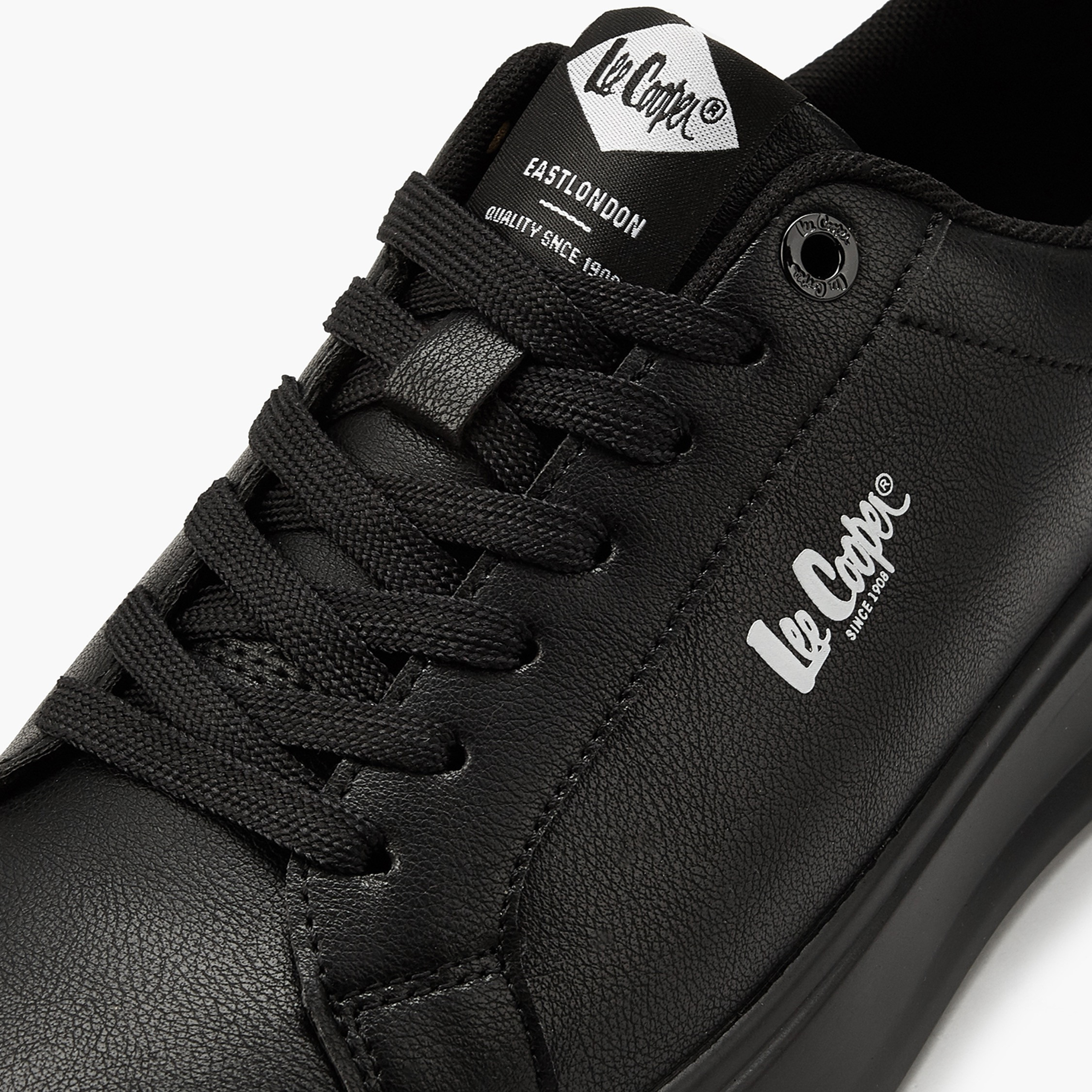 Lee Cooper Men's Solid Lace-Up Ortholite Sneakers-men-shoes-sneakers-image-5