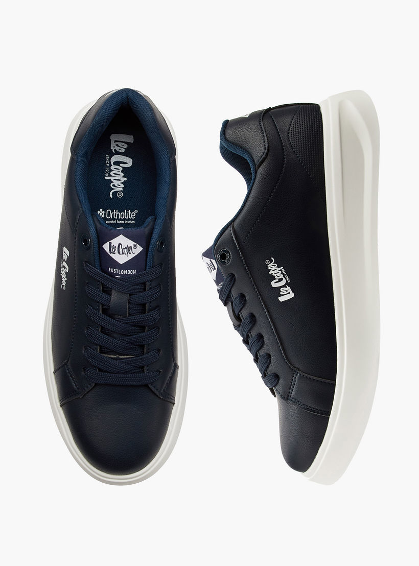 حذاء سنيكرز أورثولايت سادة برباط إغلاق للرجال من لي كوبر-men-shoes-sneakers-image-1