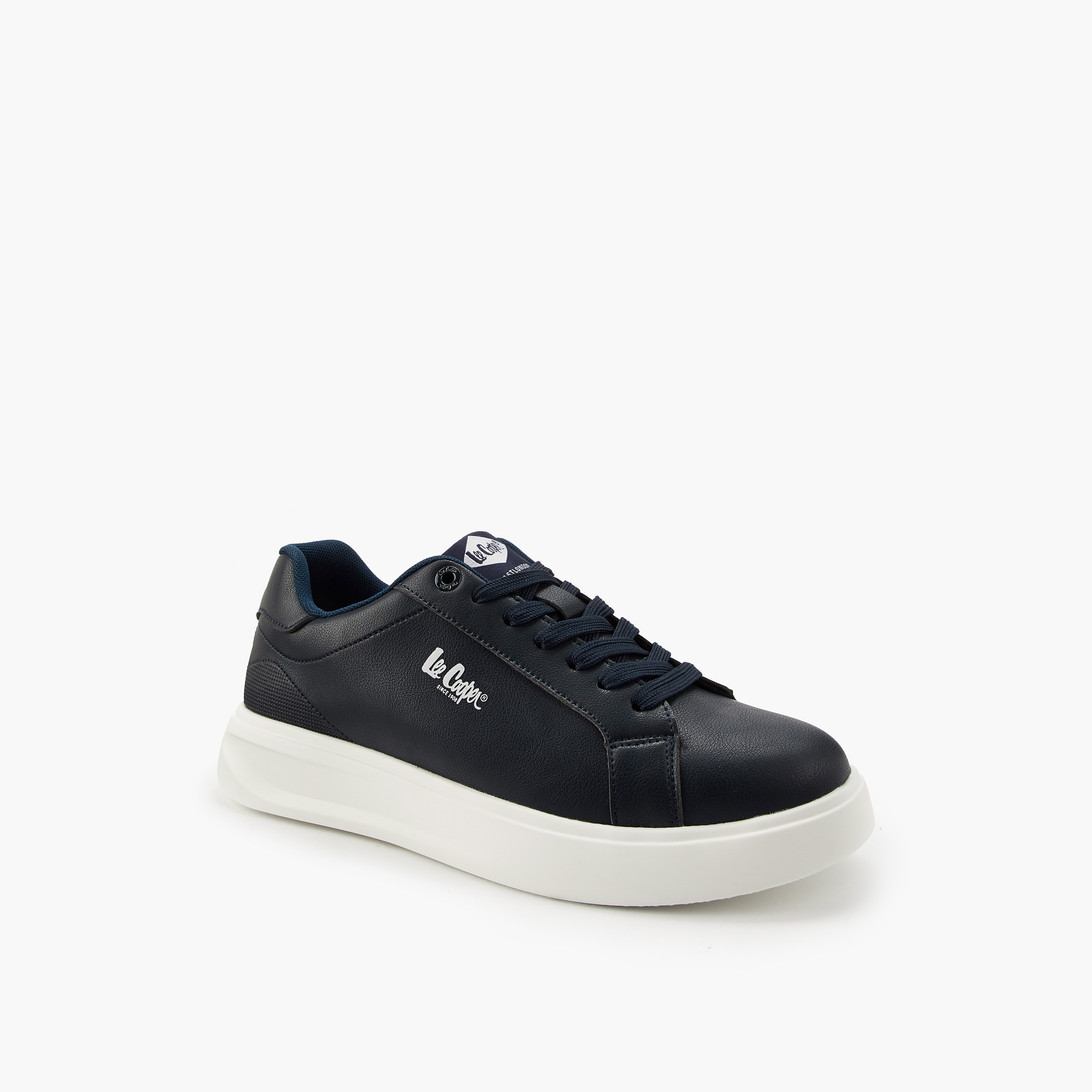حذاء سنيكرز أورثولايت سادة برباط إغلاق للرجال من لي كوبر-men-shoes-sneakers-image-3