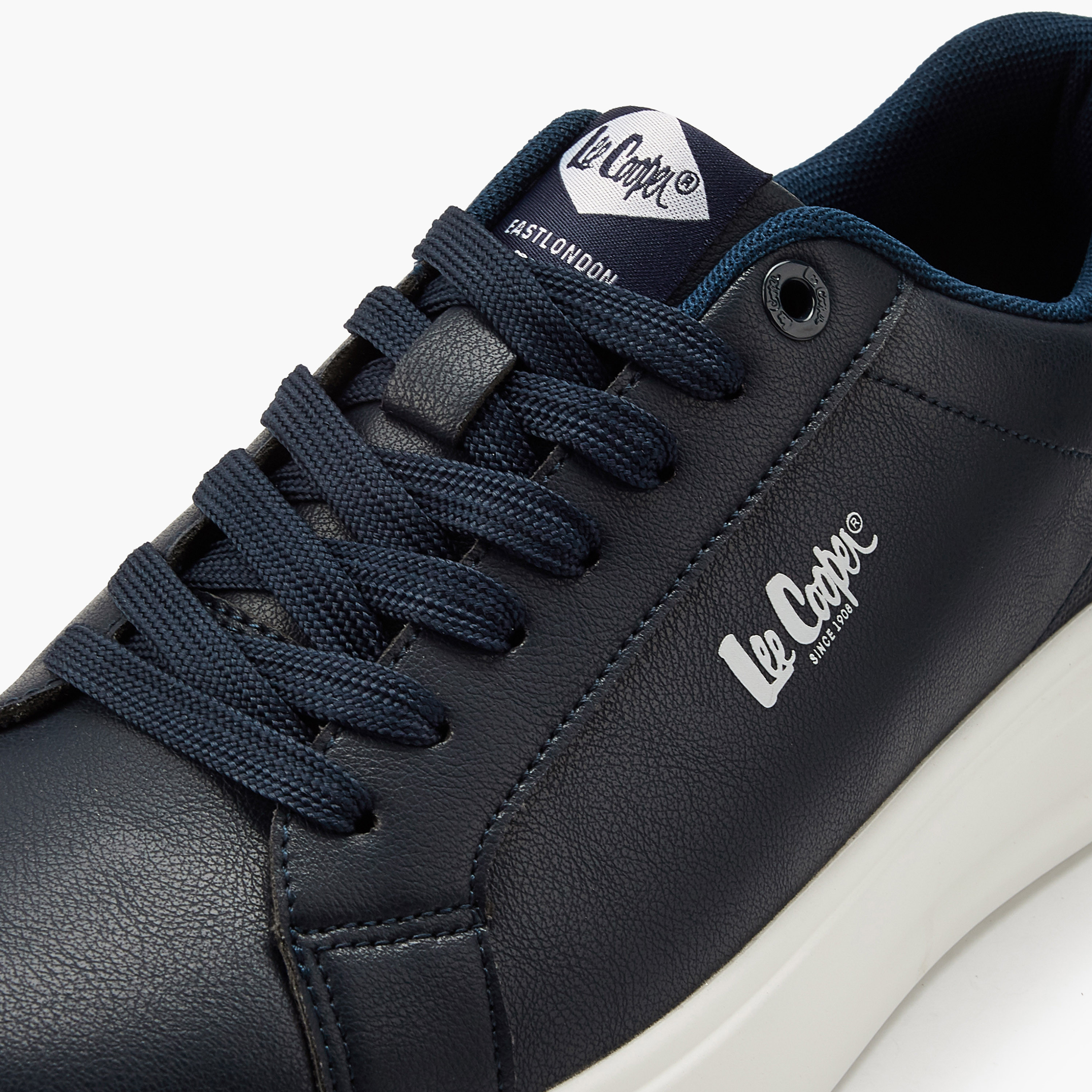 حذاء سنيكرز أورثولايت سادة برباط إغلاق للرجال من لي كوبر-men-shoes-sneakers-image-4