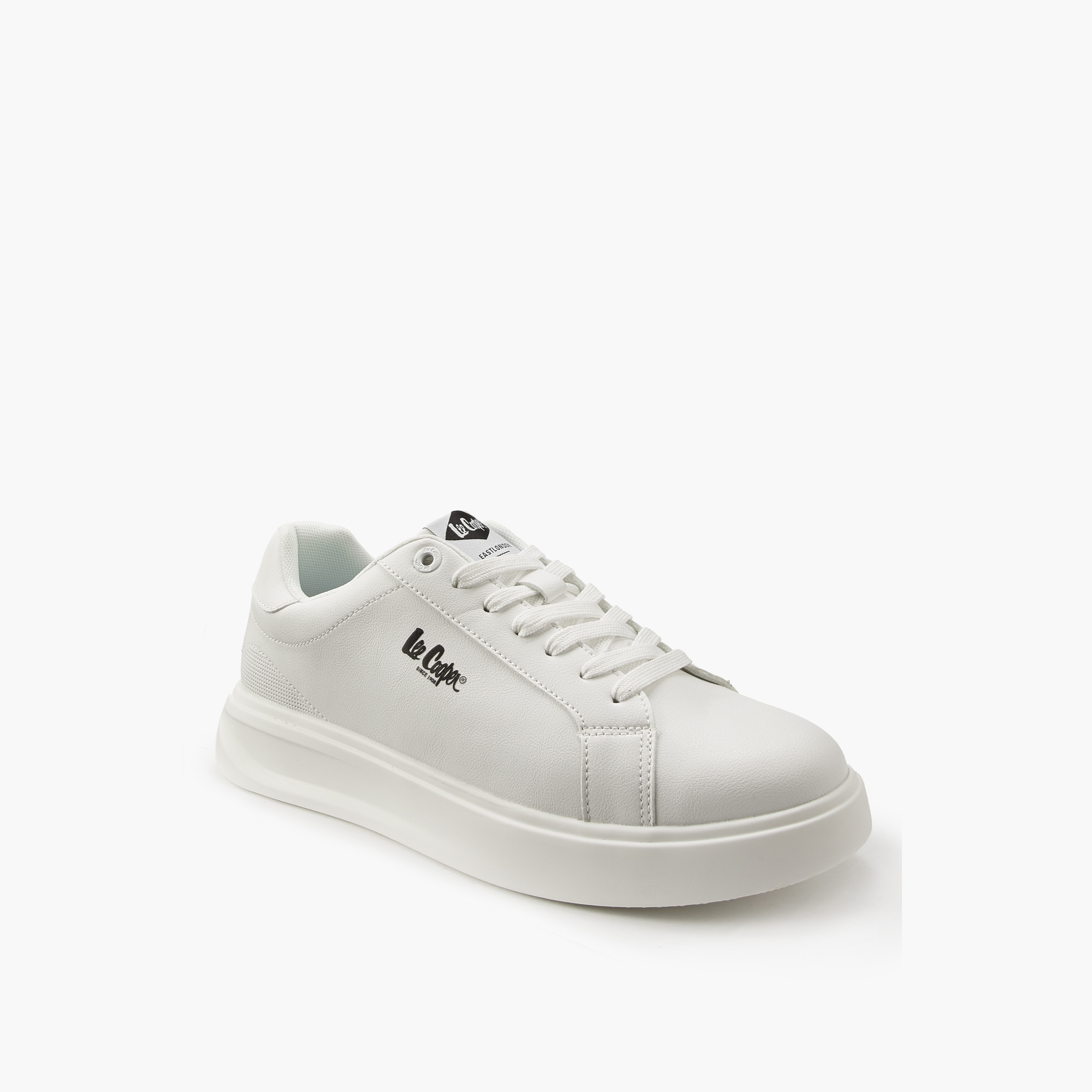 Lee Cooper Men's Solid Lace-Up Ortholite Sneakers-men-shoes-sneakers-image-3