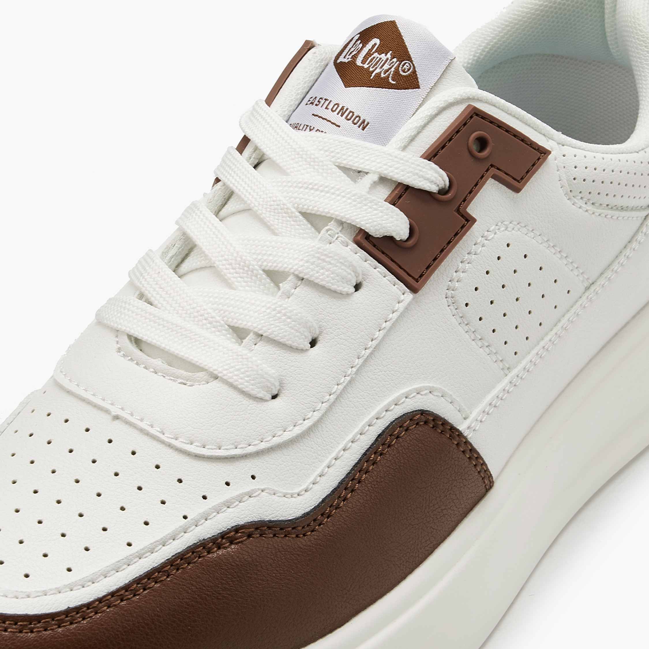 Lee Cooper Men's Panelled Lace-Up Ortholite Sneakers-men-shoes-sneakers-image-4