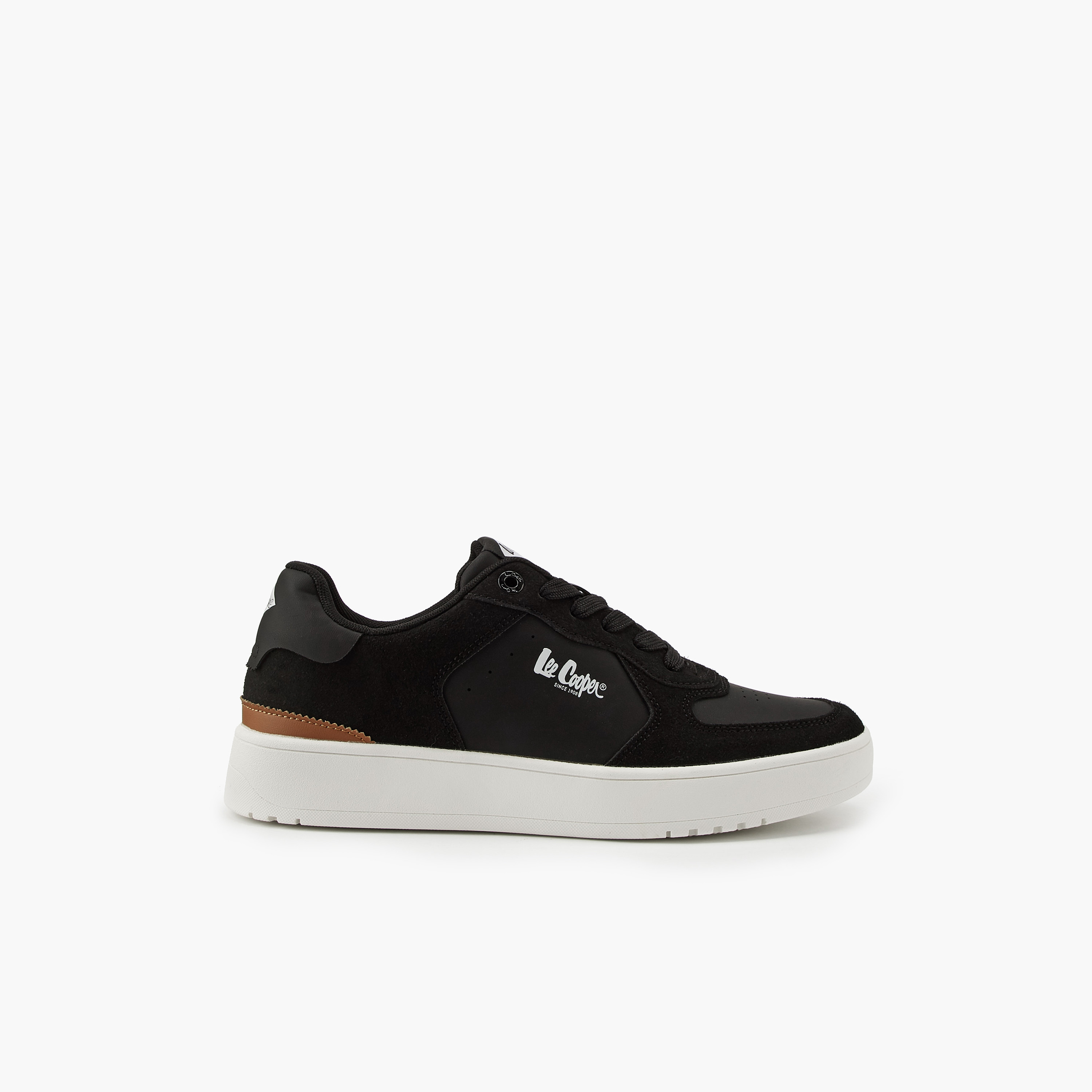 Lee Cooper Men's Panelled Lace-Up Ortholite Sneakers-men-shoes-sneakers-image-2