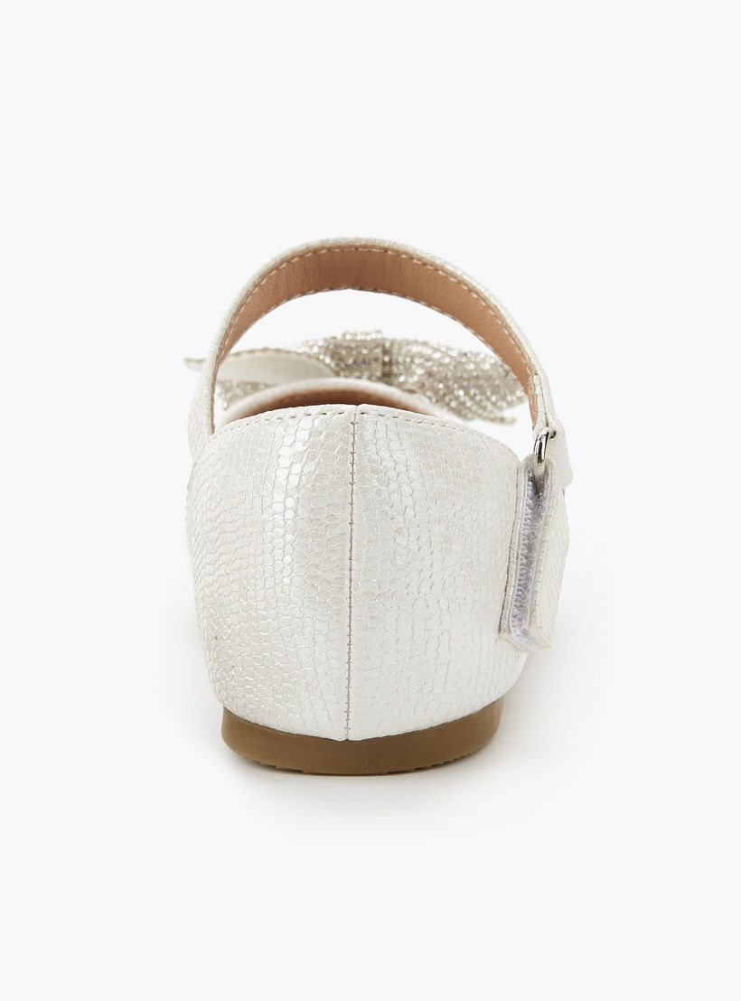 حذاء باليرينا بشريط إغلاق لاصق للبنات من جونيورز-girls-shoes-ballerinas-image-5