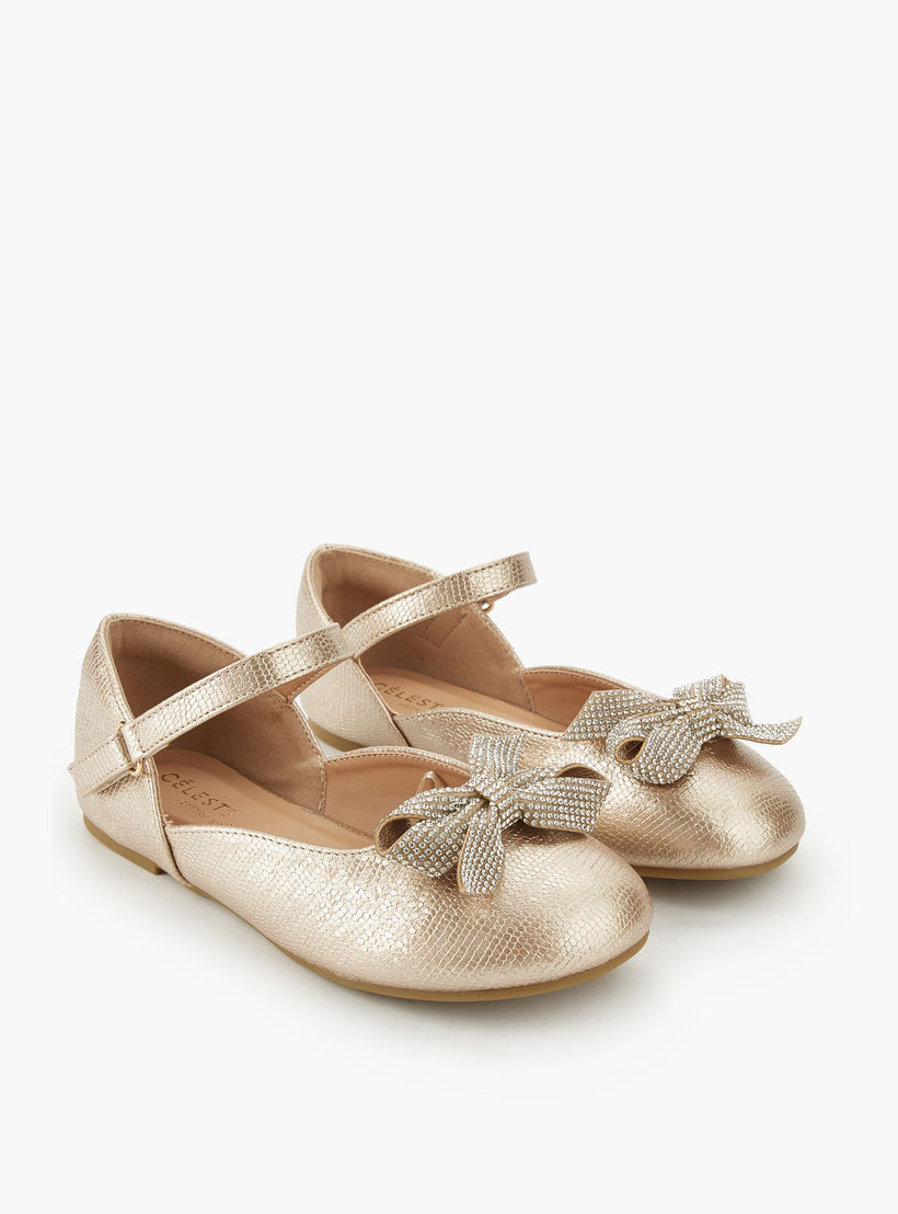 حذاء باليرينا بفيونكة مزيّنة للبنات من سيليست-girls-shoes-ballerinas-image-1