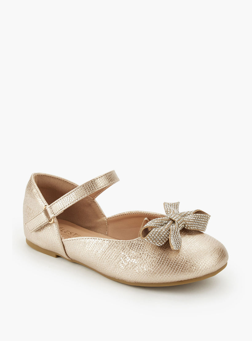 حذاء باليرينا بفيونكة مزيّنة للبنات من سيليست-girls-shoes-ballerinas-image-3
