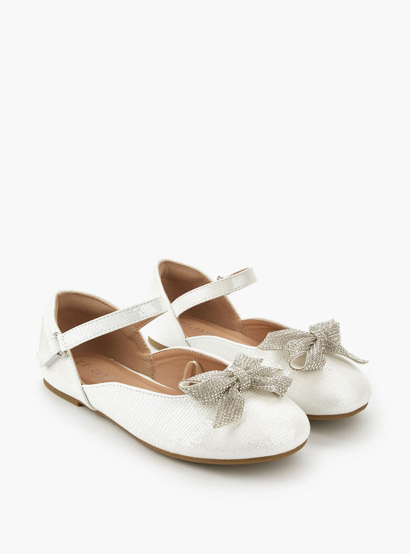 حذاء باليرينا بفيونكة مزيّنة للبنات من سيليست-girls-shoes-ballerinas-image-1